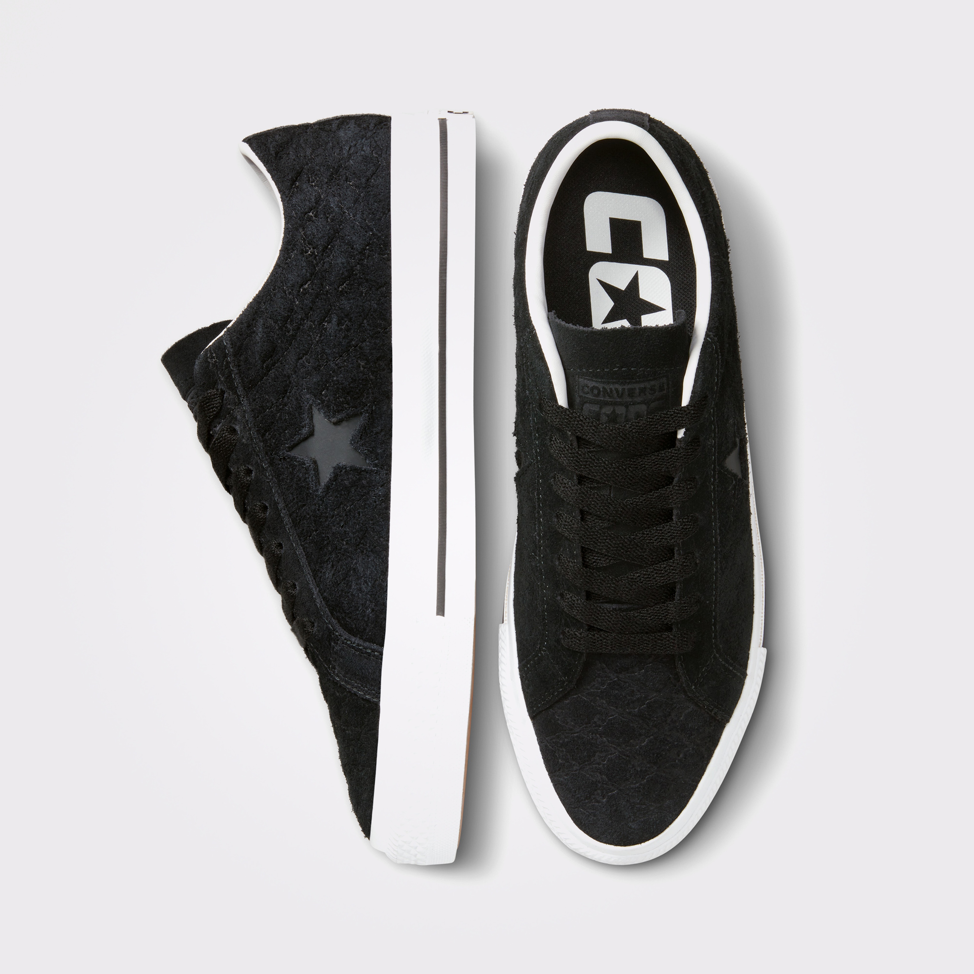 Converse One Star Pro Bones Unisex Siyah/Beyaz Sneaker