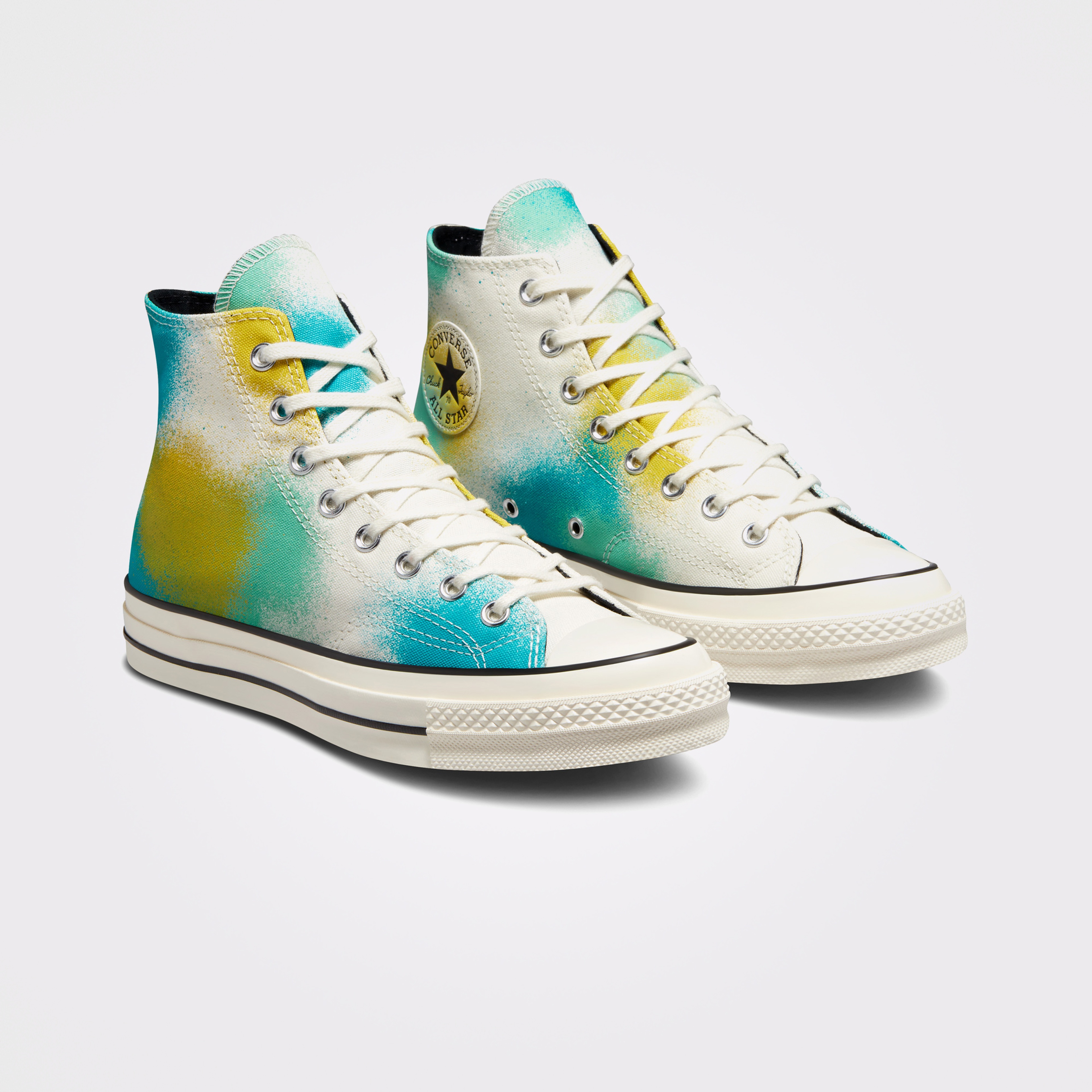 Converse Chuck 70 Spray Paint Unisex Beyaz/Mavi Sneaker