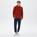 Nautica Erkek Turuncu Standart Fit Kapüşonlu Sweatshirt