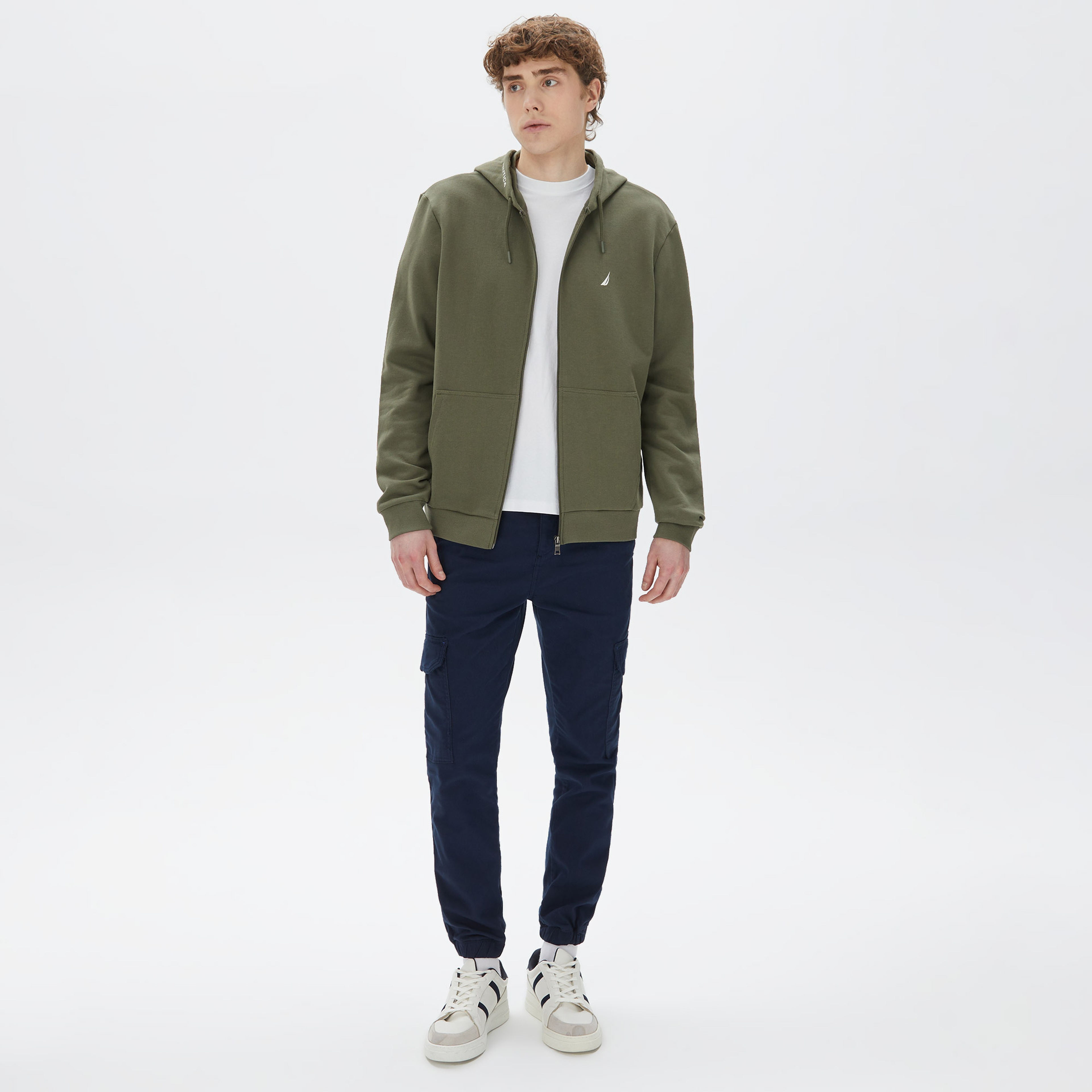 Nautica Erkek Yeşil Standart Fit Sweatshirt