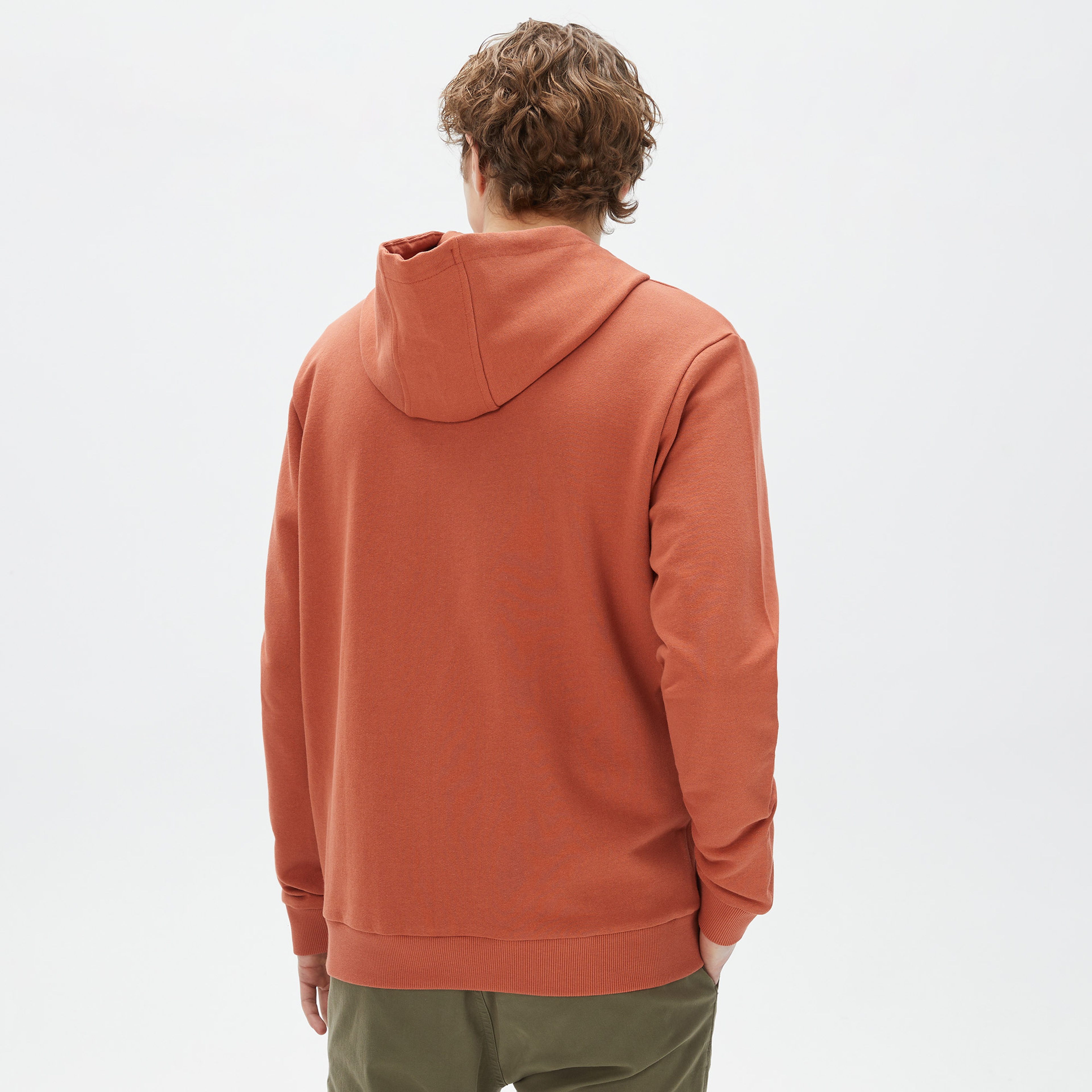 Nautica Erkek Kiremit Standart Fit Sweatshirt