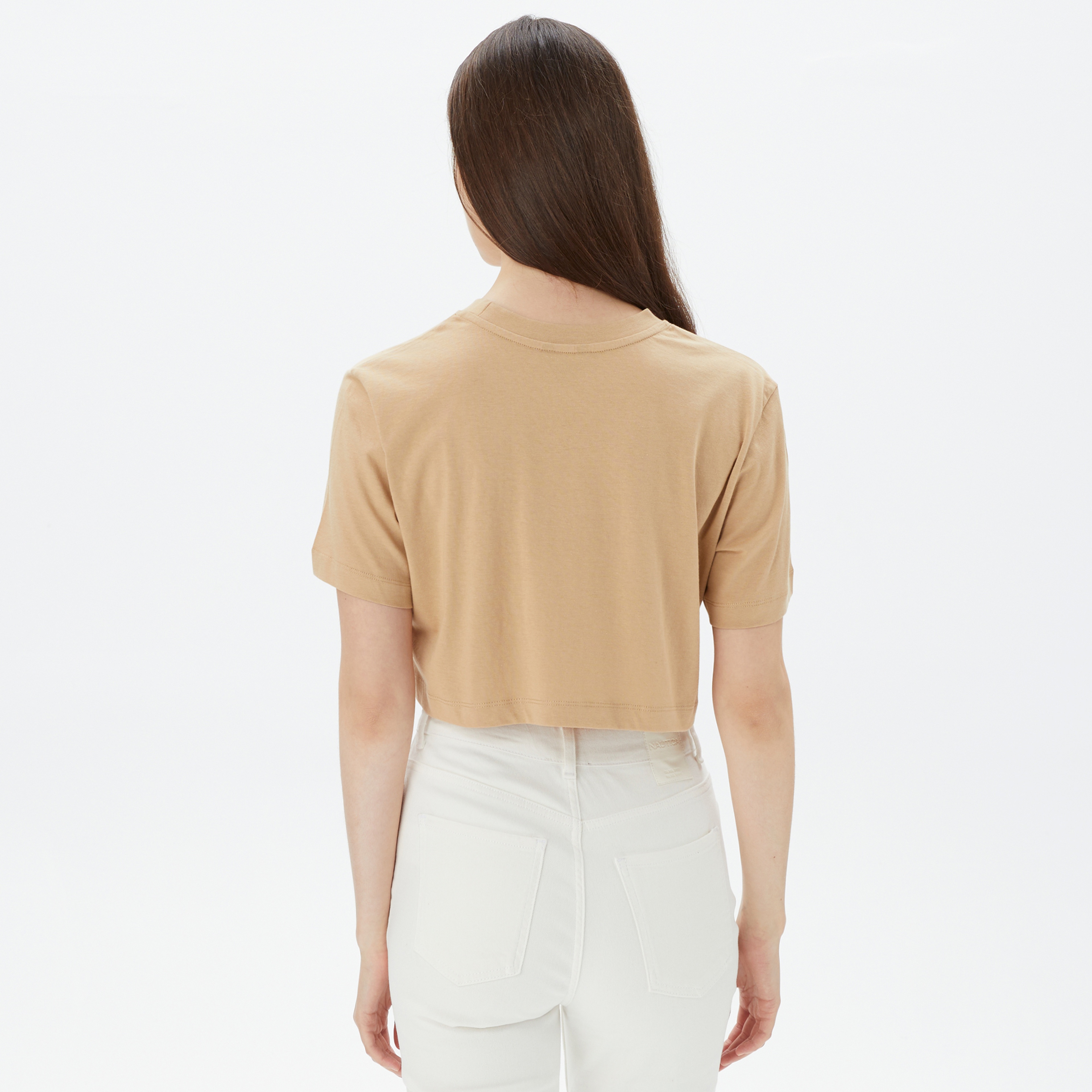 Nautica Kadın Bej T-Shirt