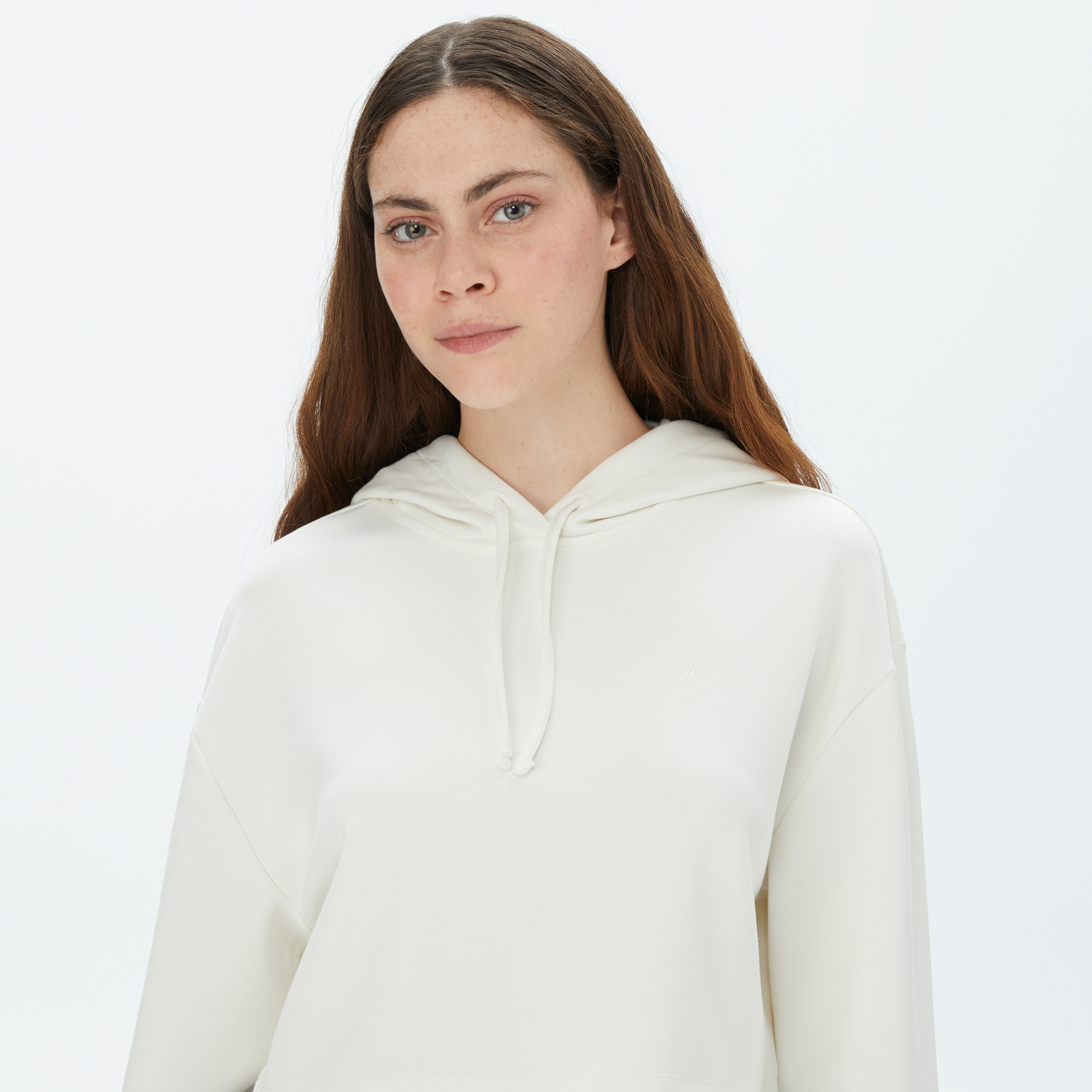 Nautica Kadın Krem Sweatshirt