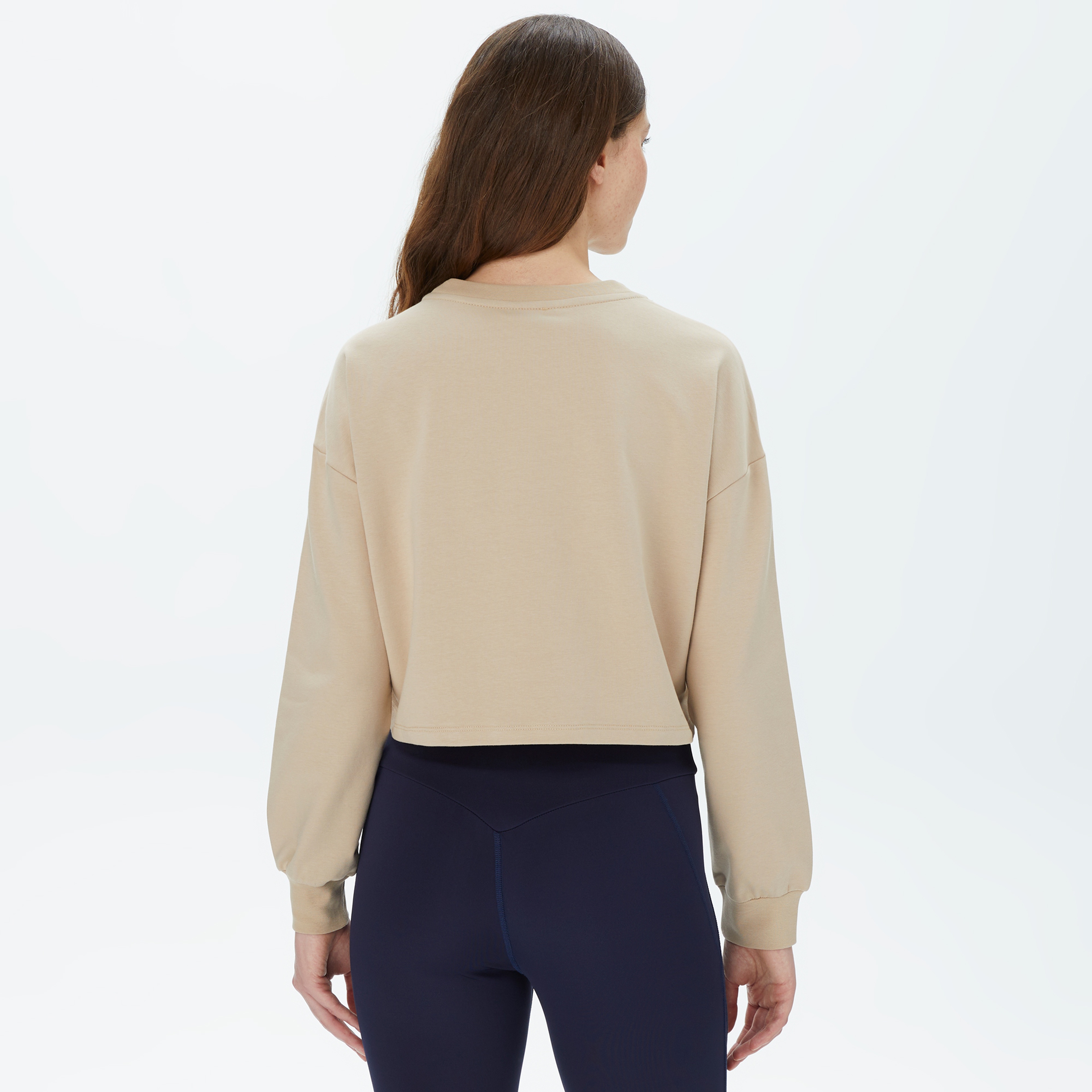 Nautica Kadın Krem Sweatshirt