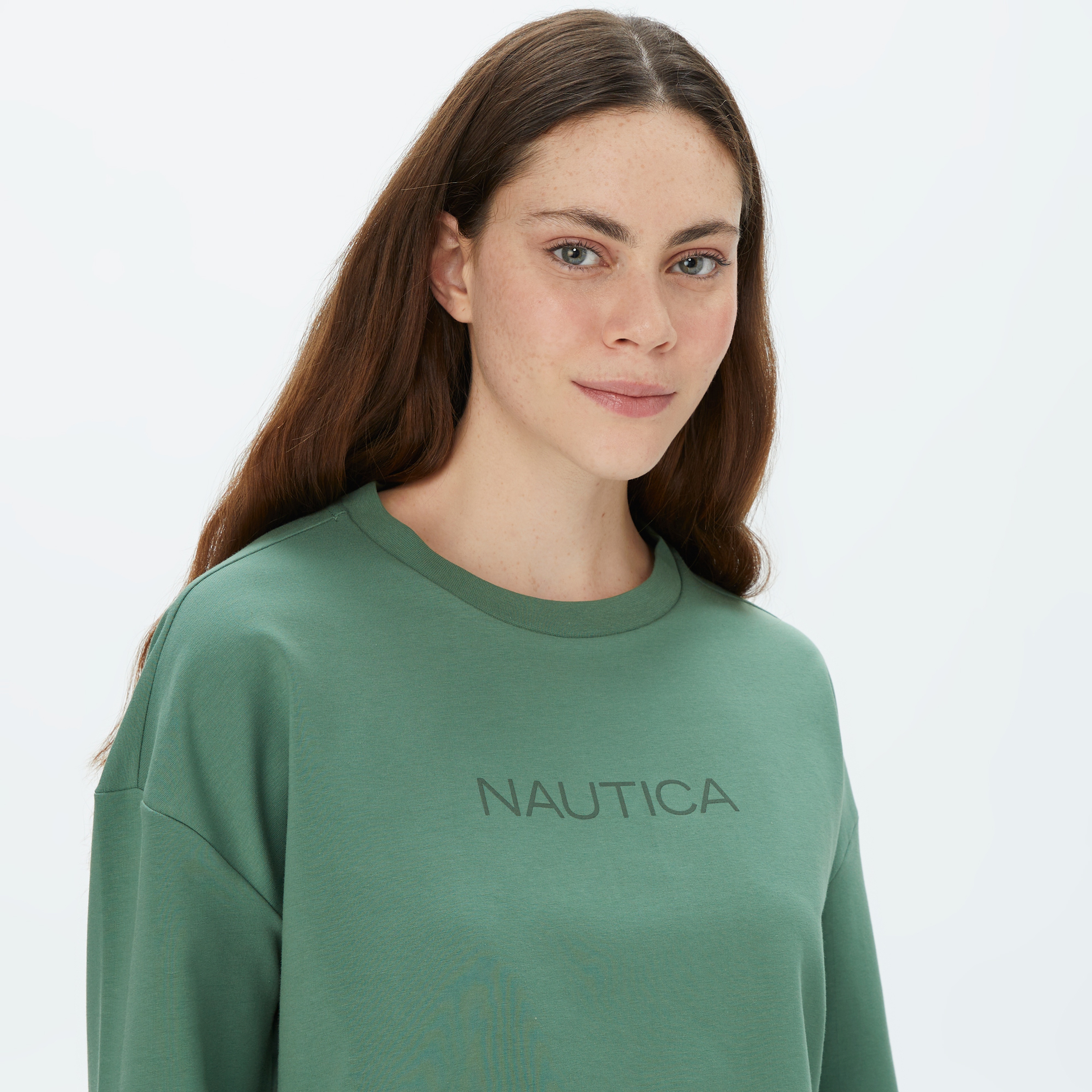 Nautica Kadın Yeşil Sweatshirt
