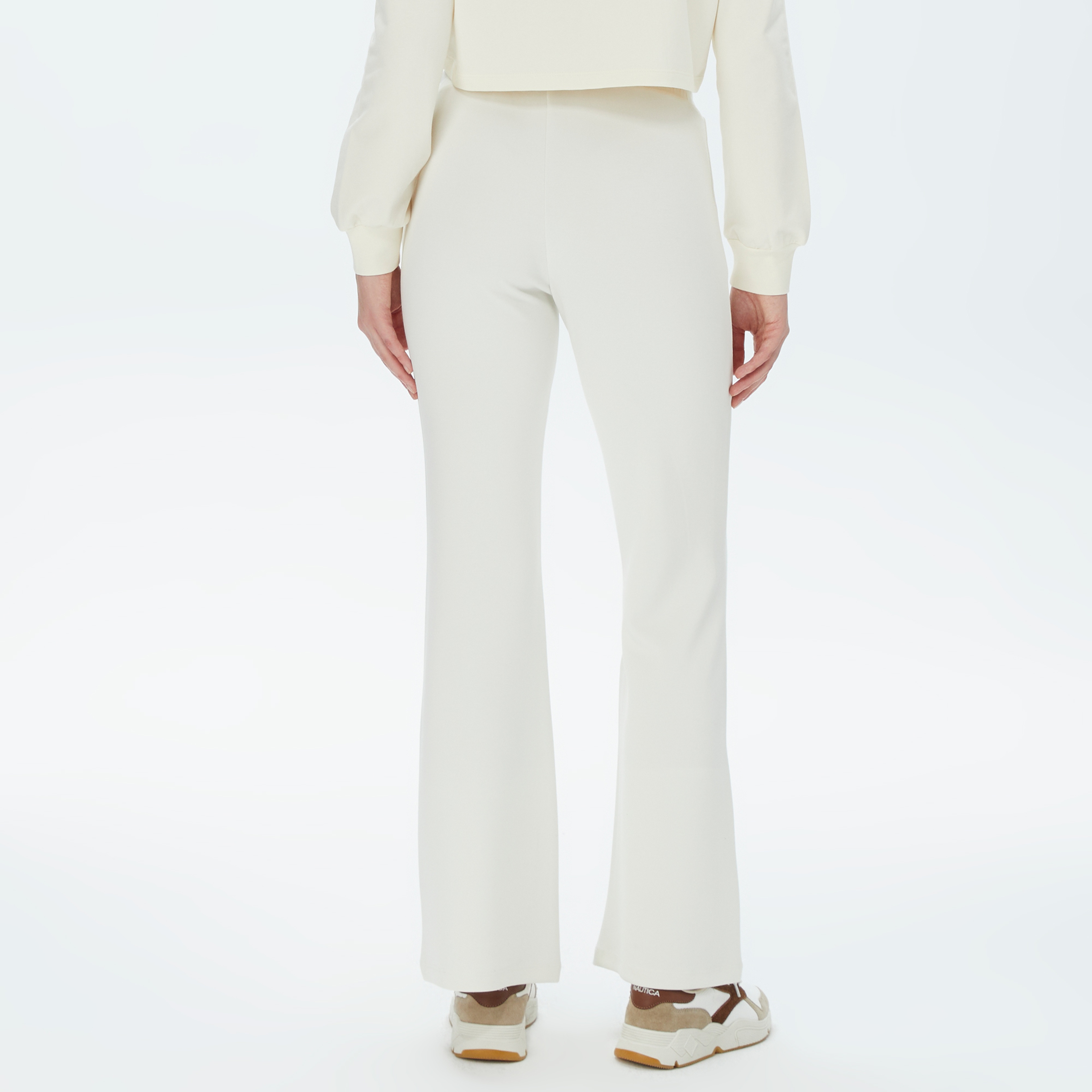 Nautica Kadın Kırık Beyaz Slim Fit Eşofman Altı