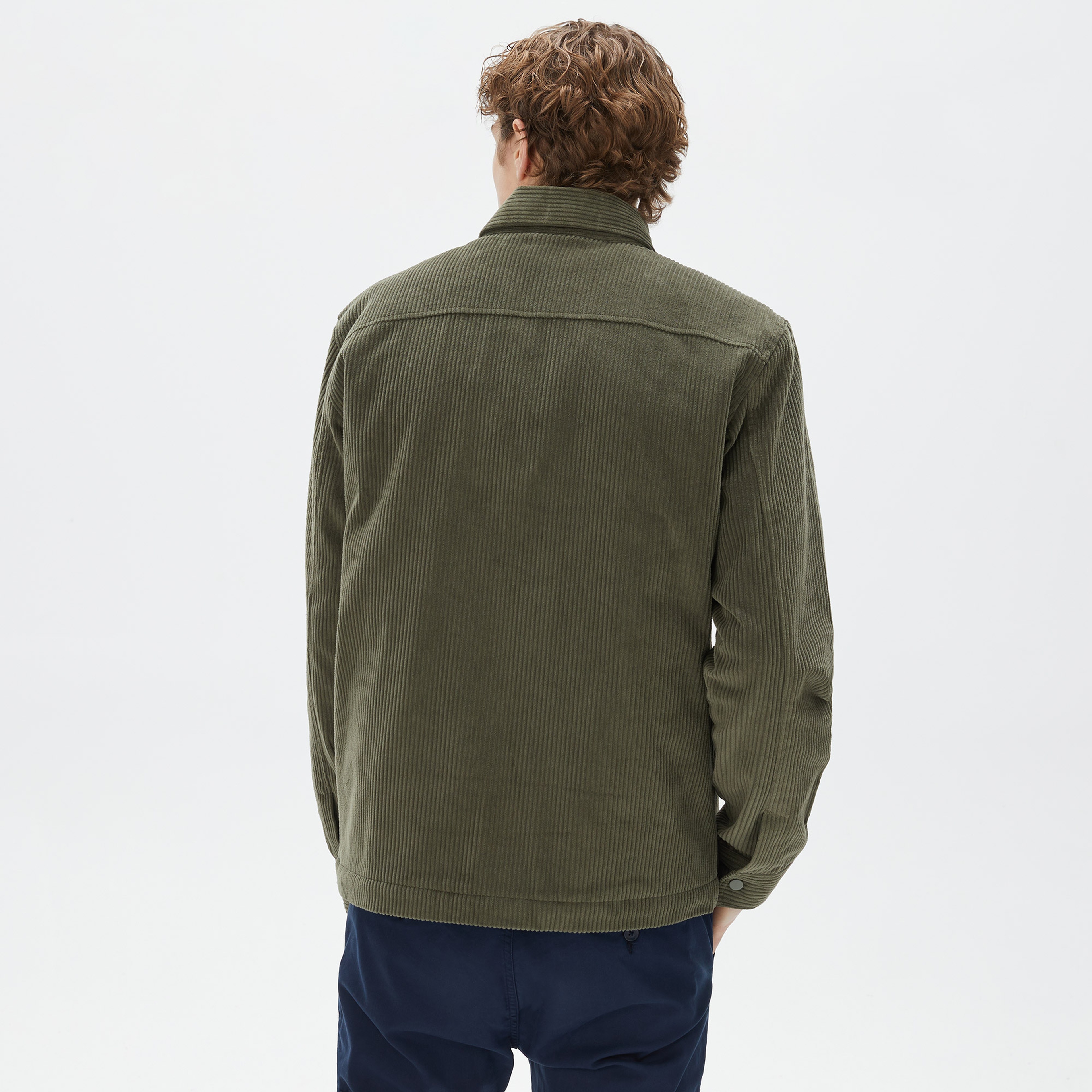 Nautica Erkek Yeşil Oversize Gömlek