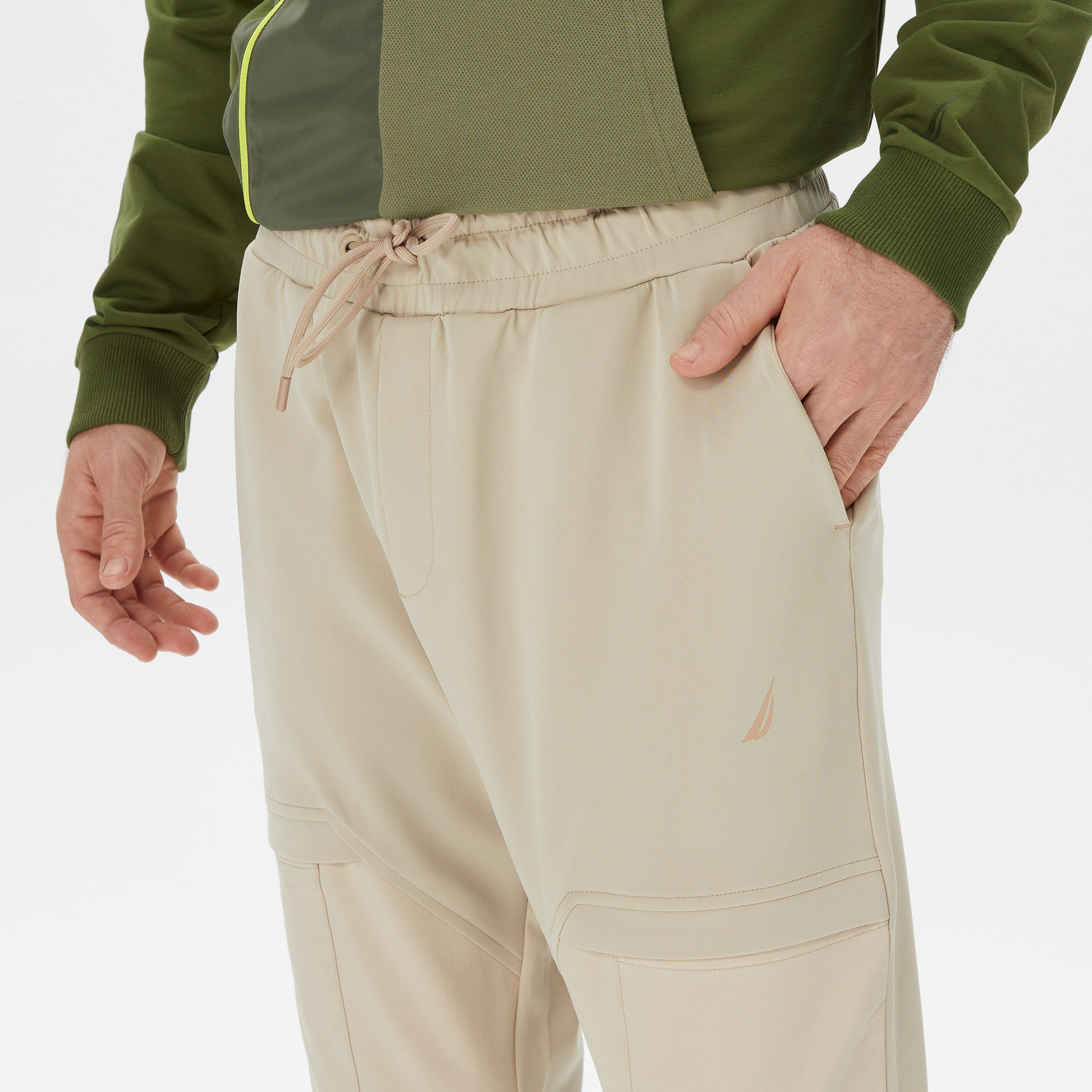 Nautica Erkek Bej Relaxed Fit Eşofman Altı