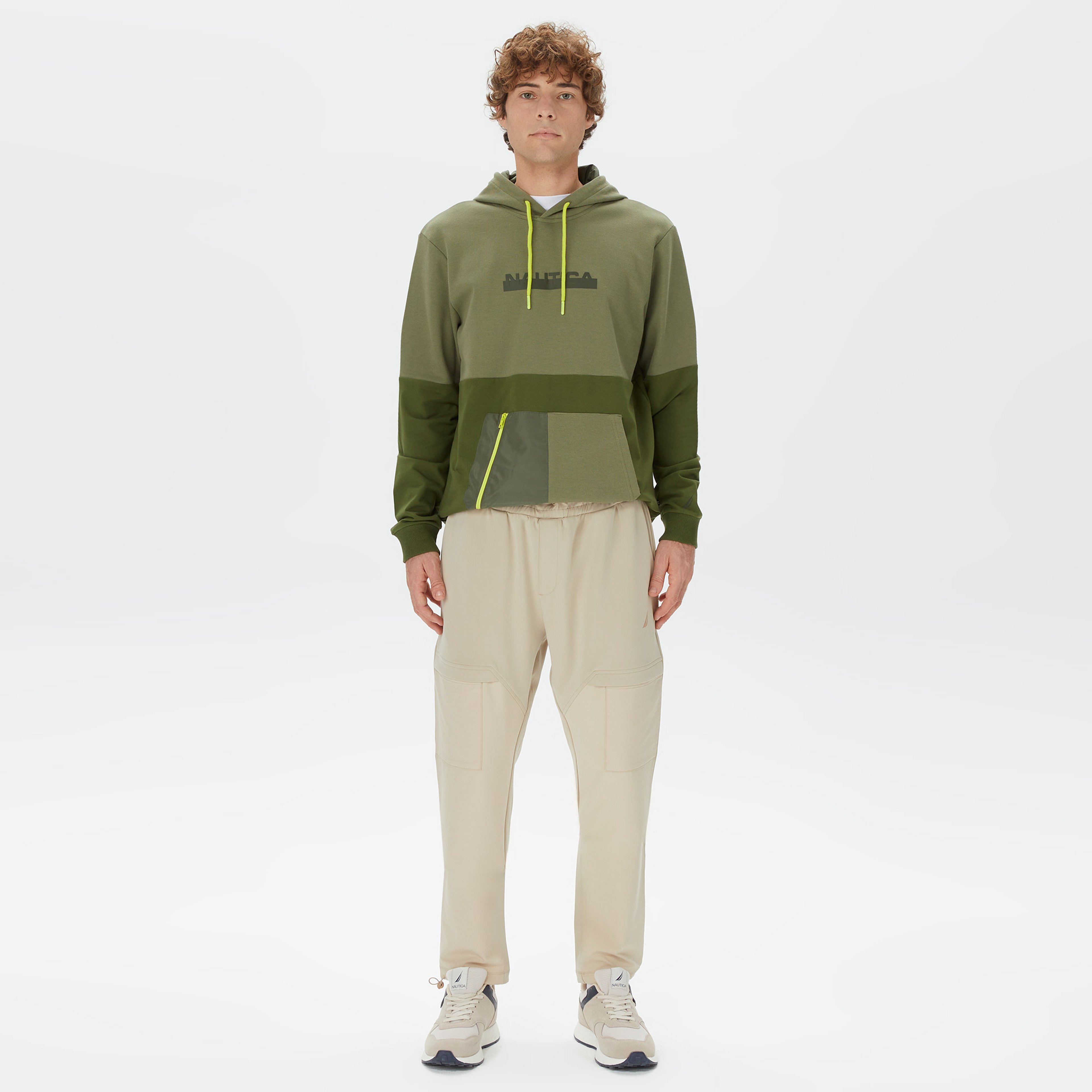 Nautica Erkek Bej Relaxed Fit Eşofman Altı