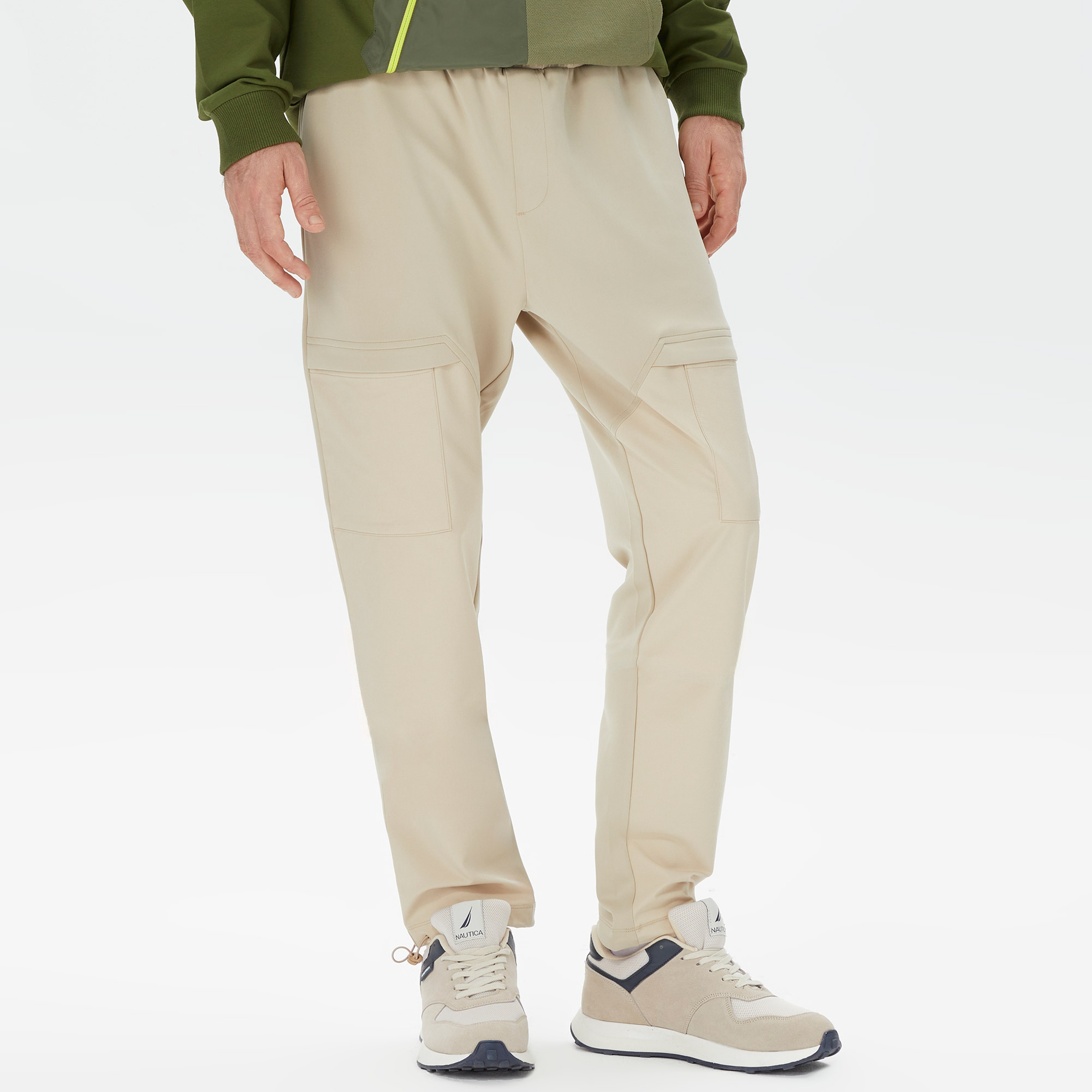 Nautica Erkek Bej Relaxed Fit Eşofman Altı