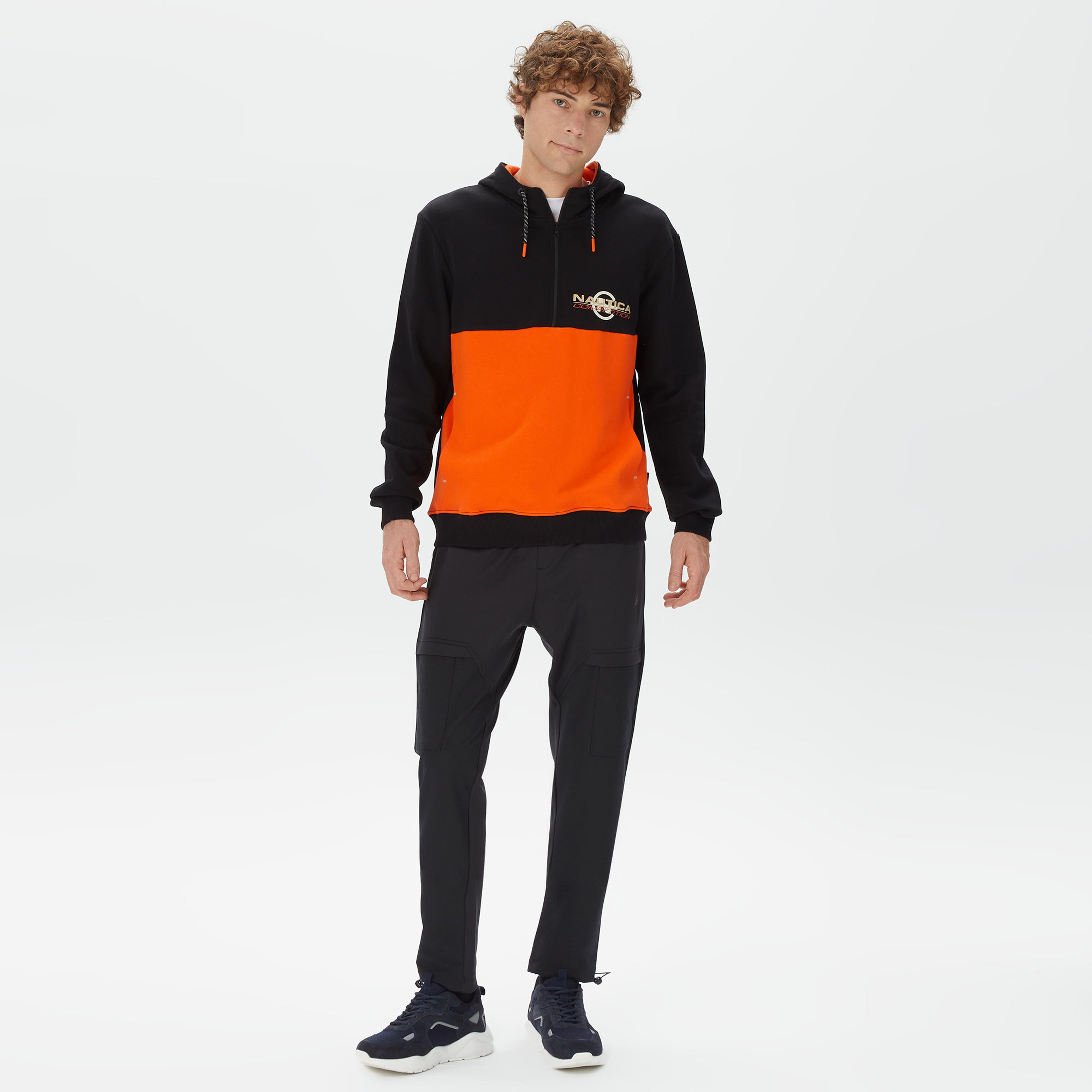 Nautica Erkek Siyah Relaxed Fit Eşofman Altı