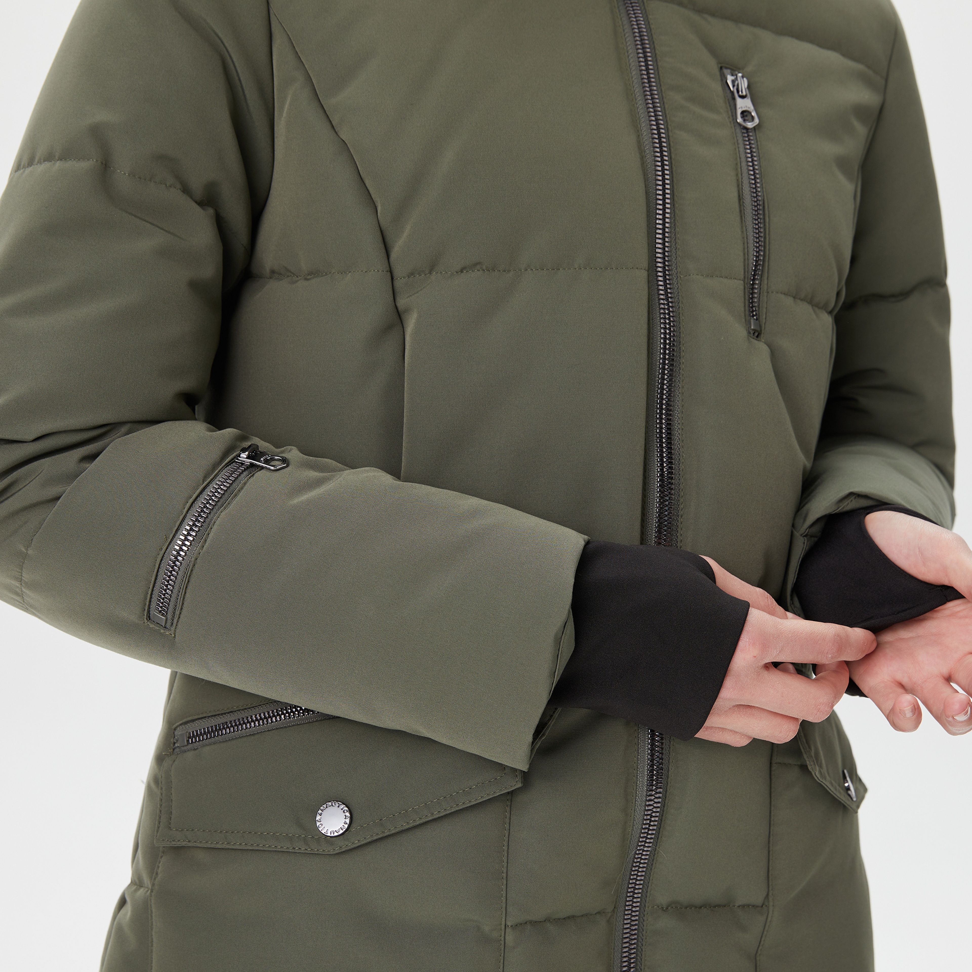 Nautica Kadın Yeşil Mont