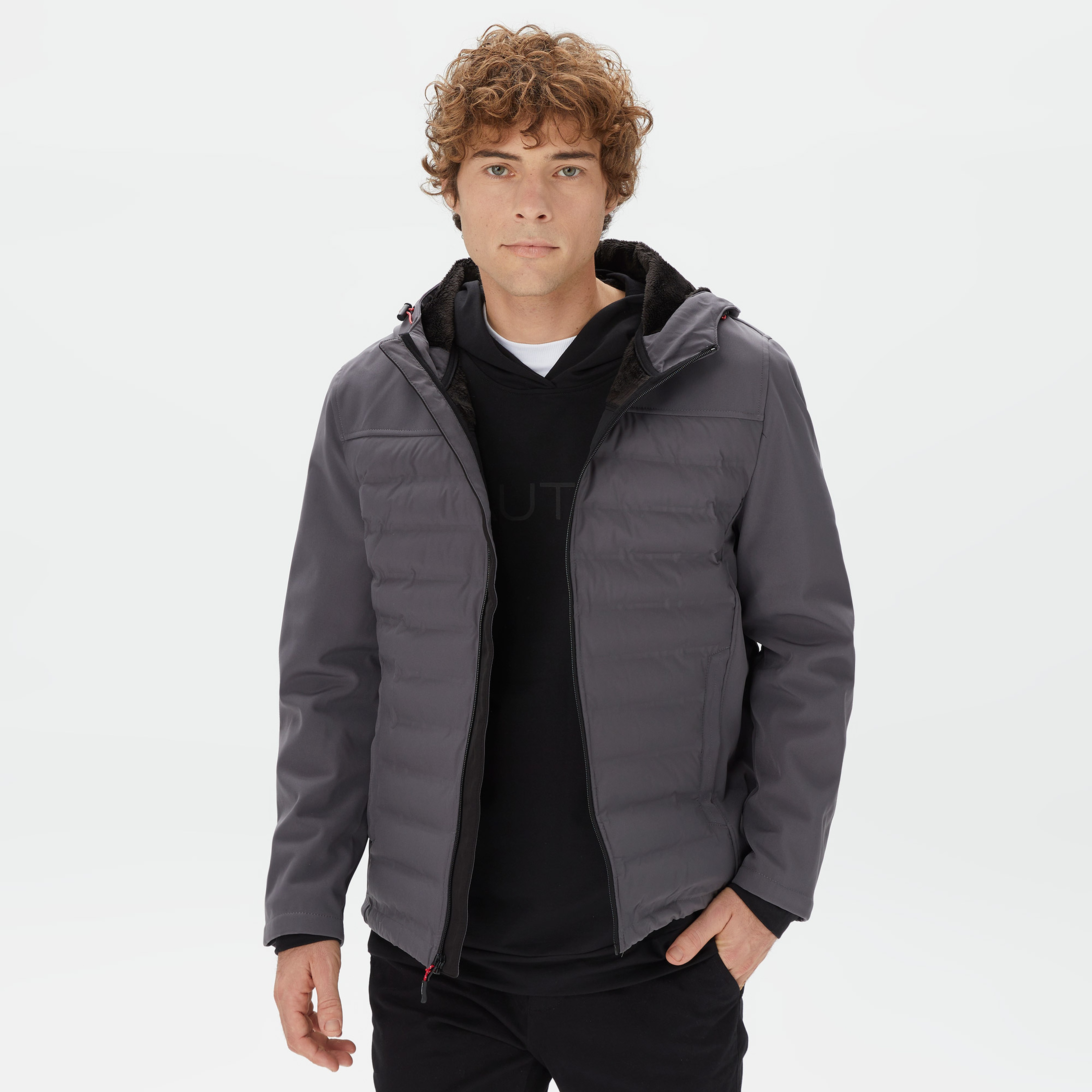 Nautica Erkek Gri Mont