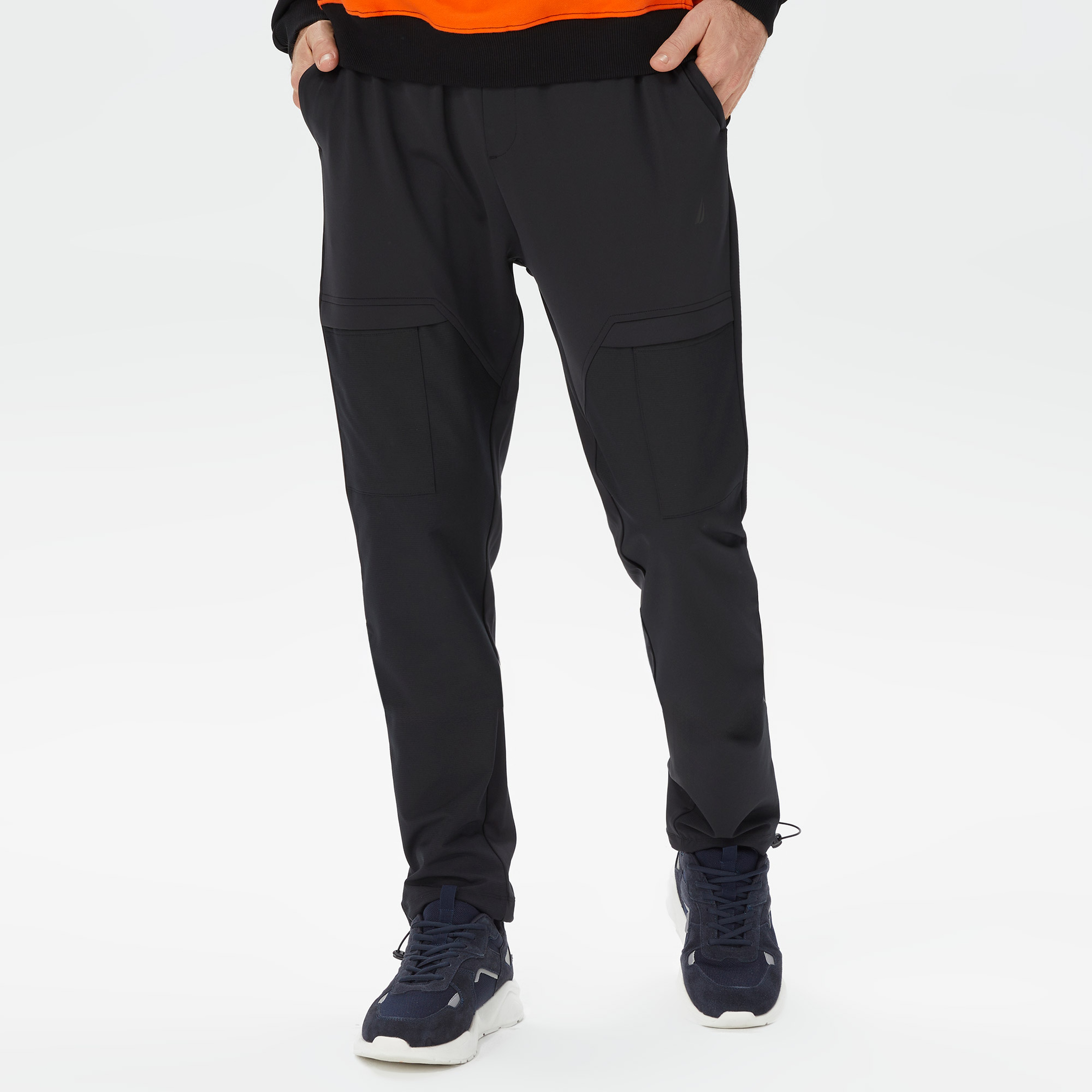 Nautica Erkek Siyah Relaxed Fit Eşofman Altı