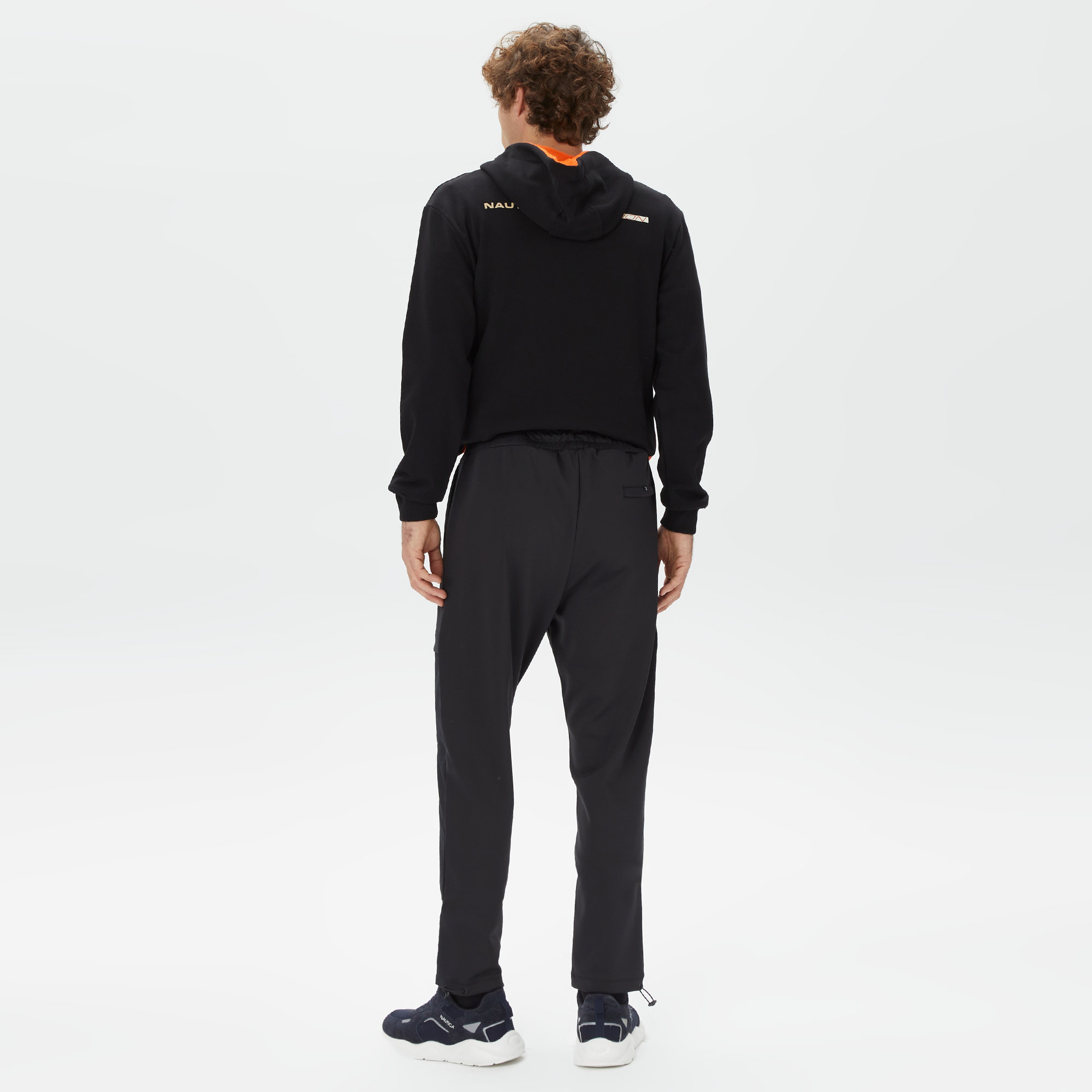 Nautica Erkek Siyah Relaxed Fit Eşofman Altı
