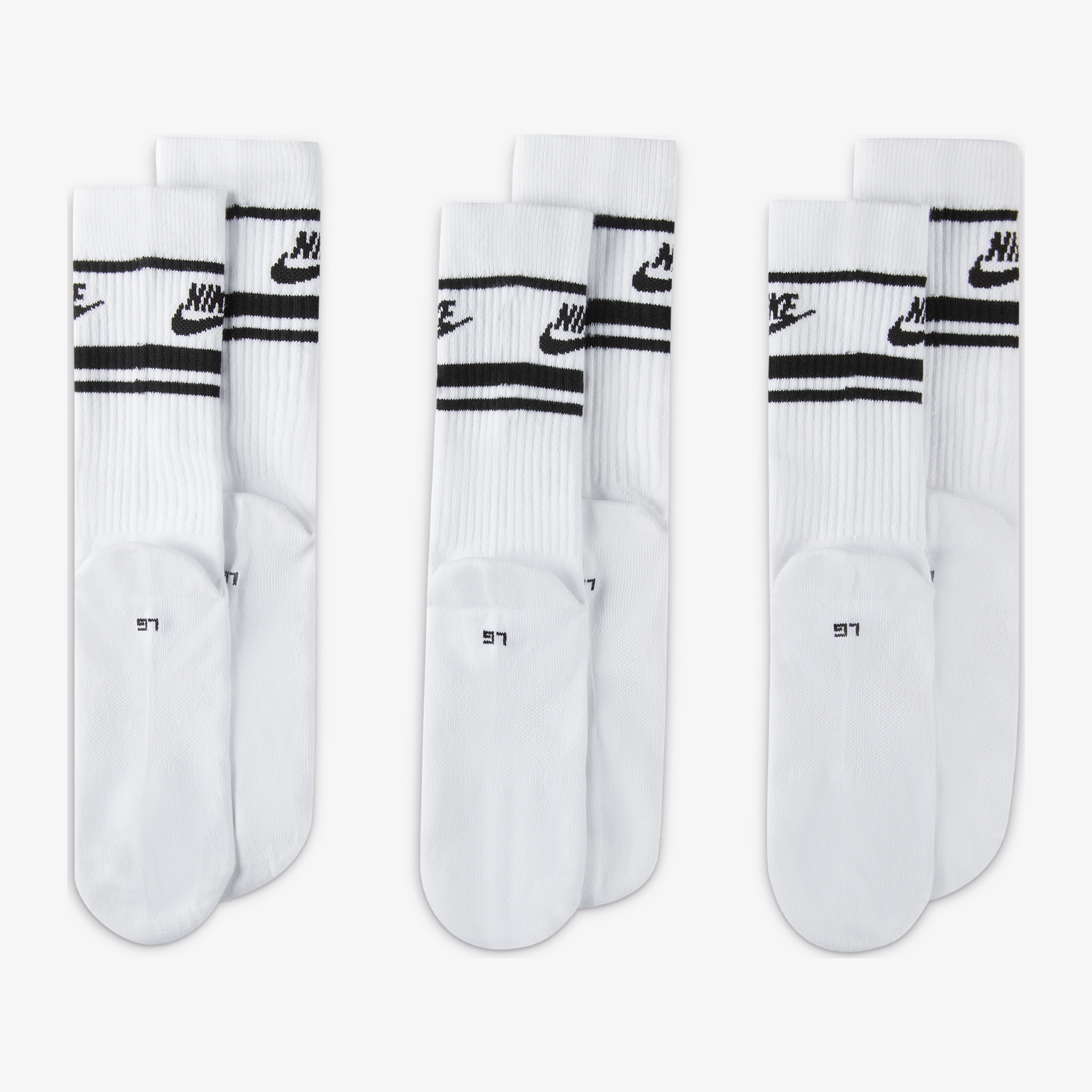 Nike Sportswear Everyday Crew Unisex Beyaz Çorap