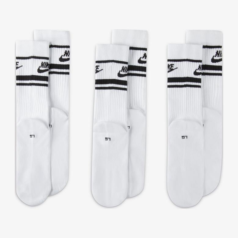 Nike Sportswear Everyday Crew Unisex Beyaz Çorap