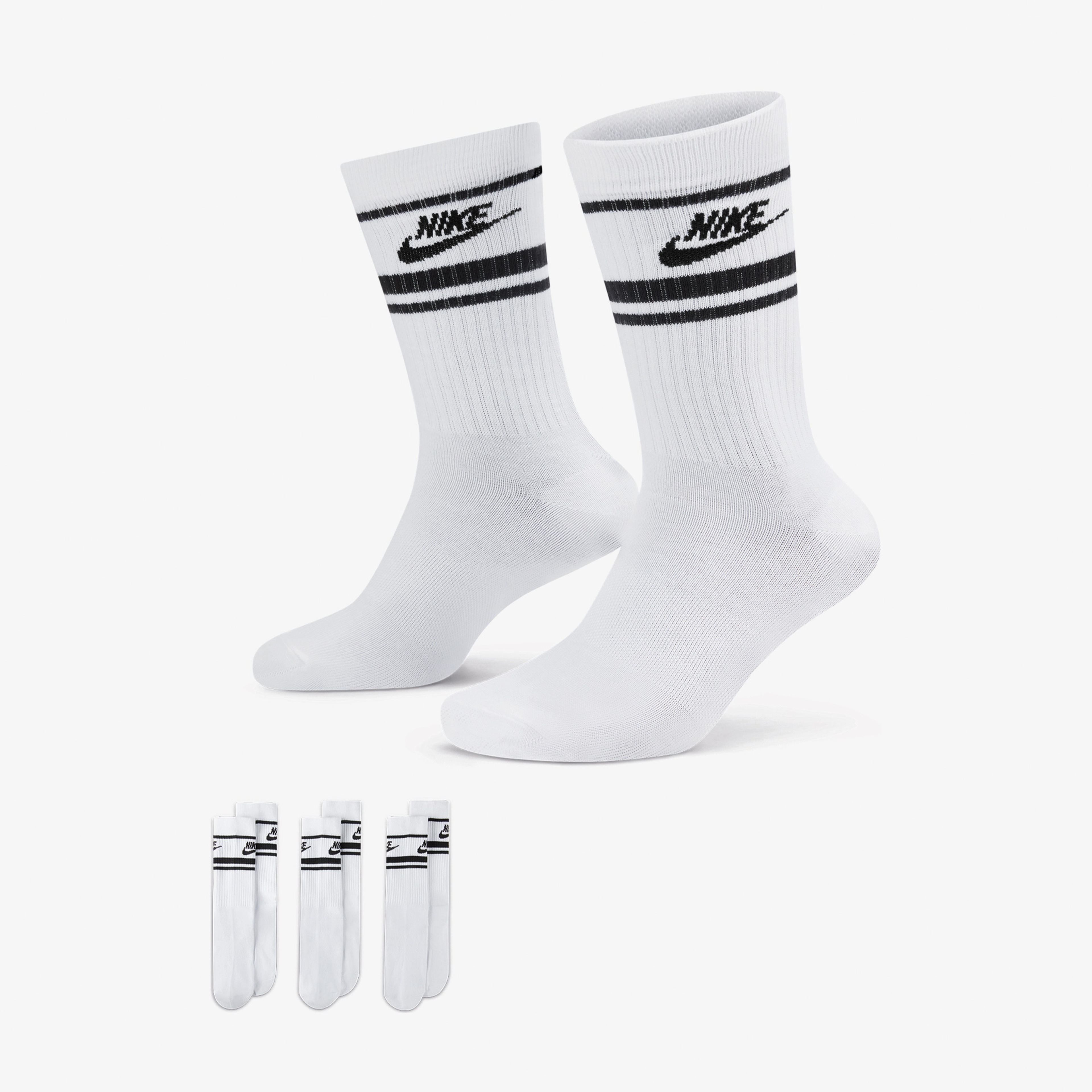 Nike Sportswear Everyday Crew Unisex Beyaz Çorap