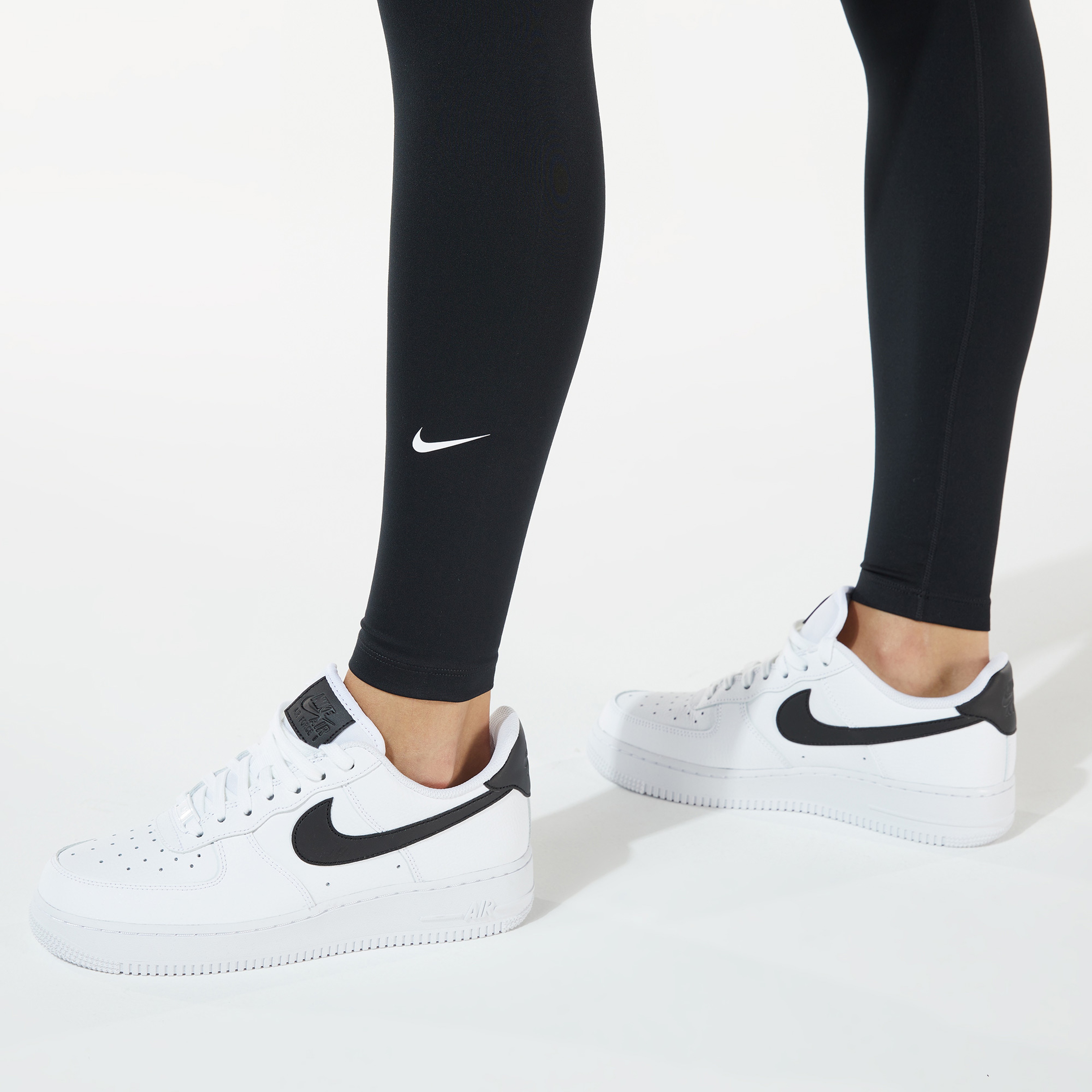 Nike One Dri-Fit Mid Rise Kadın Siyah Tayt