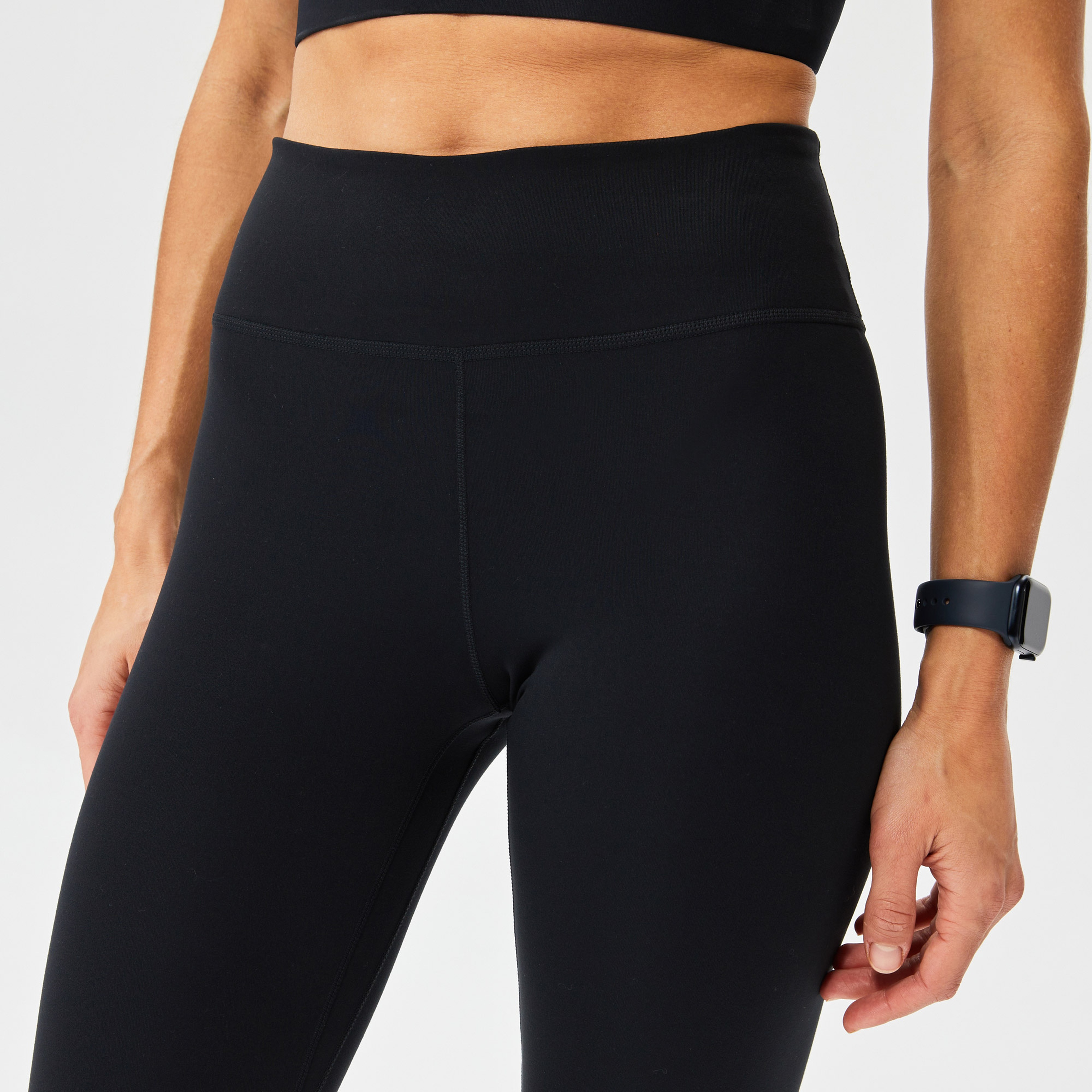 Nike One Dri-Fit Mid Rise Kadın Siyah Tayt