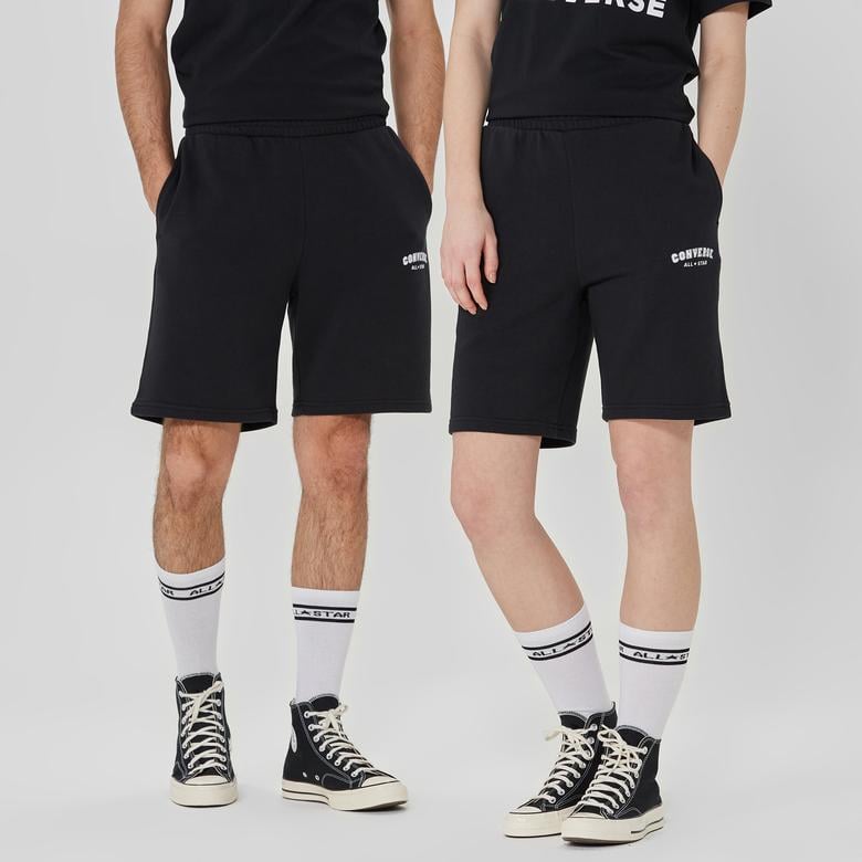 Converse Classic Fit All Star Wearers Left  Unisex Siyah Şort