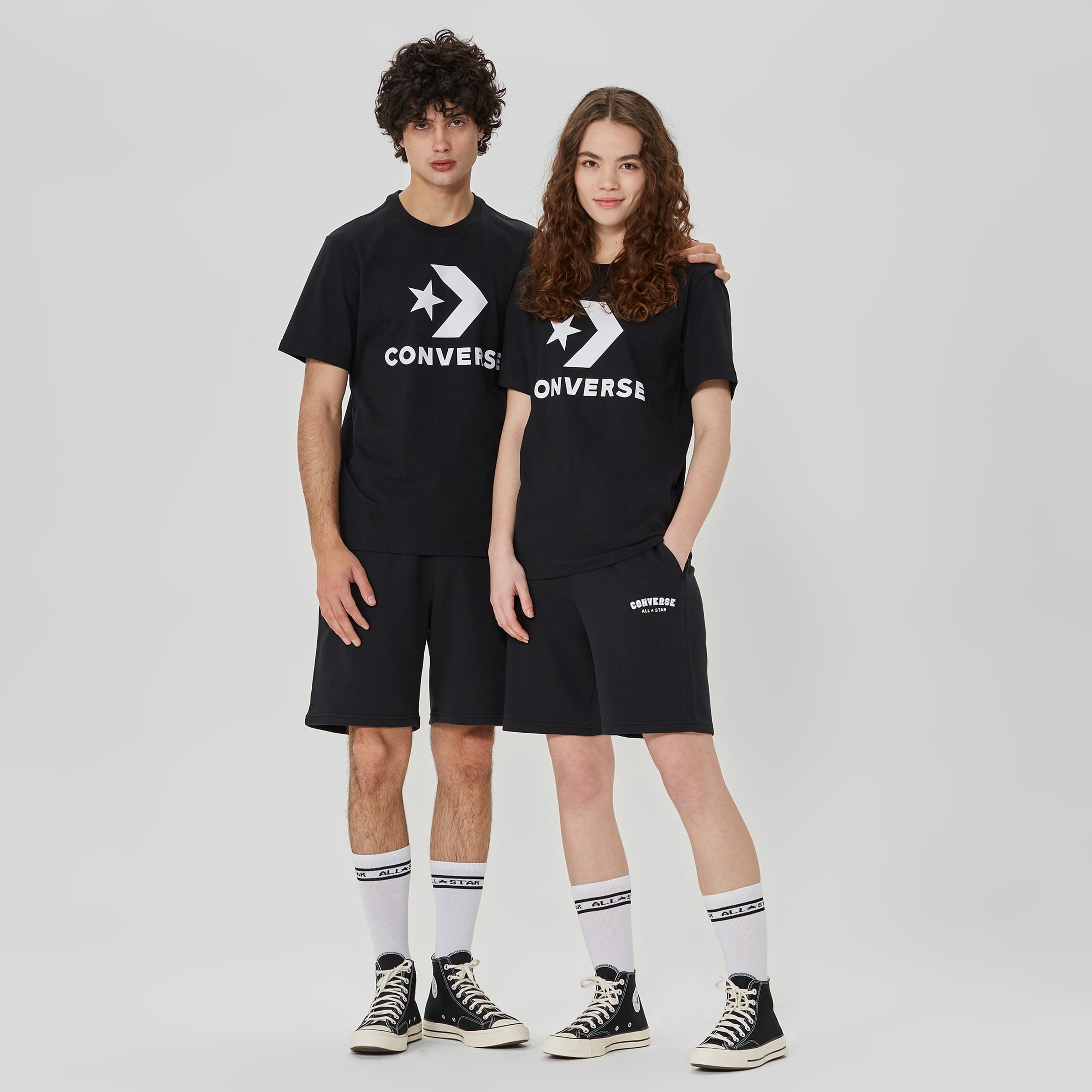 Converse Classic Fit All Star Wearers Left  Unisex Siyah Şort