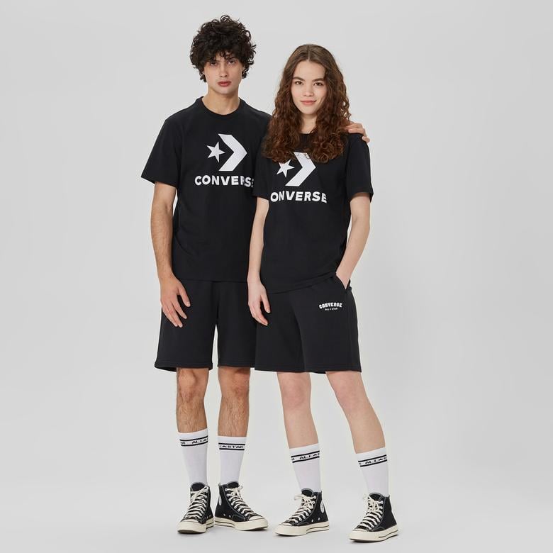 Converse Classic Fit All Star Wearers Left  Unisex Siyah Şort
