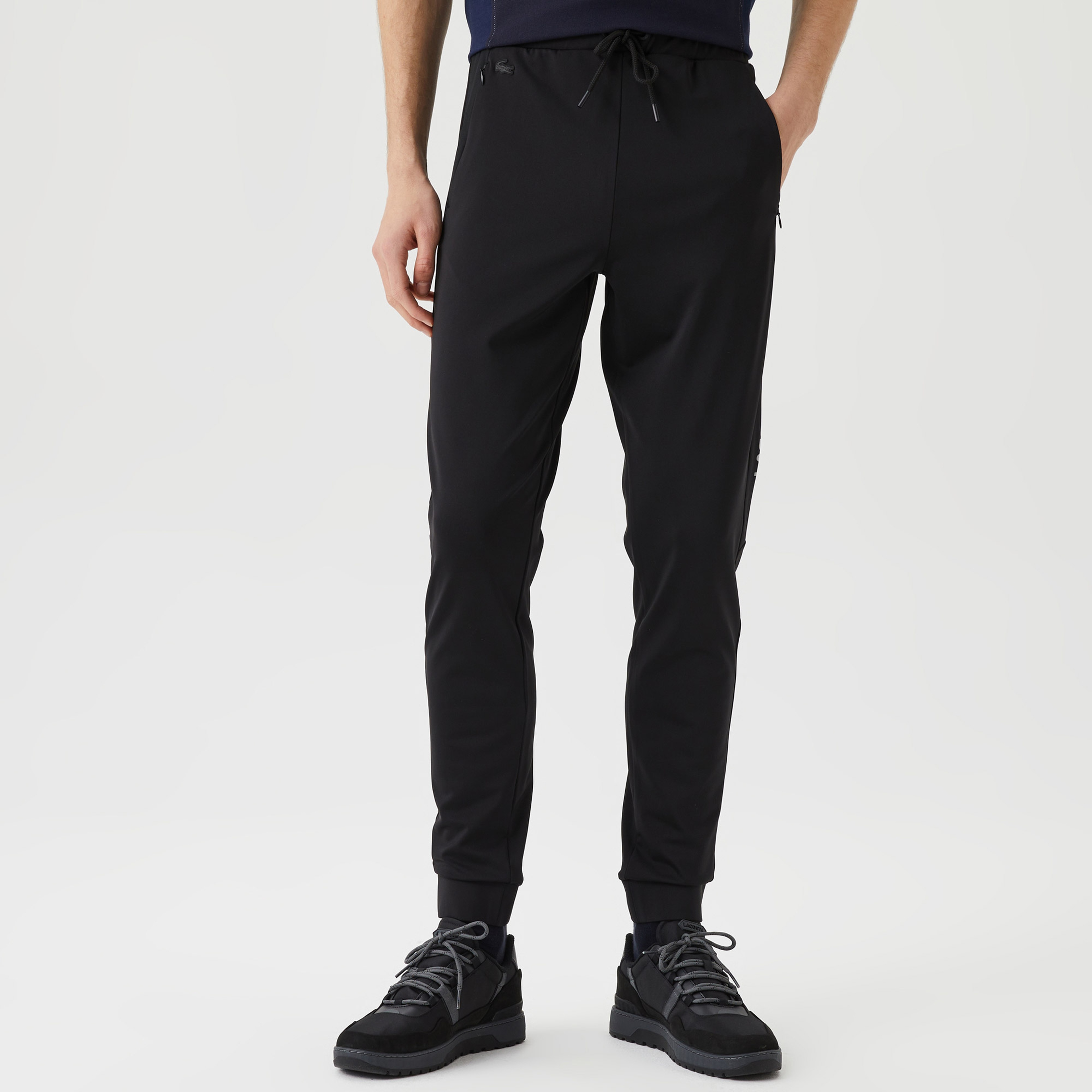 Erkek Slim Fit Siyah Eşofman Altı