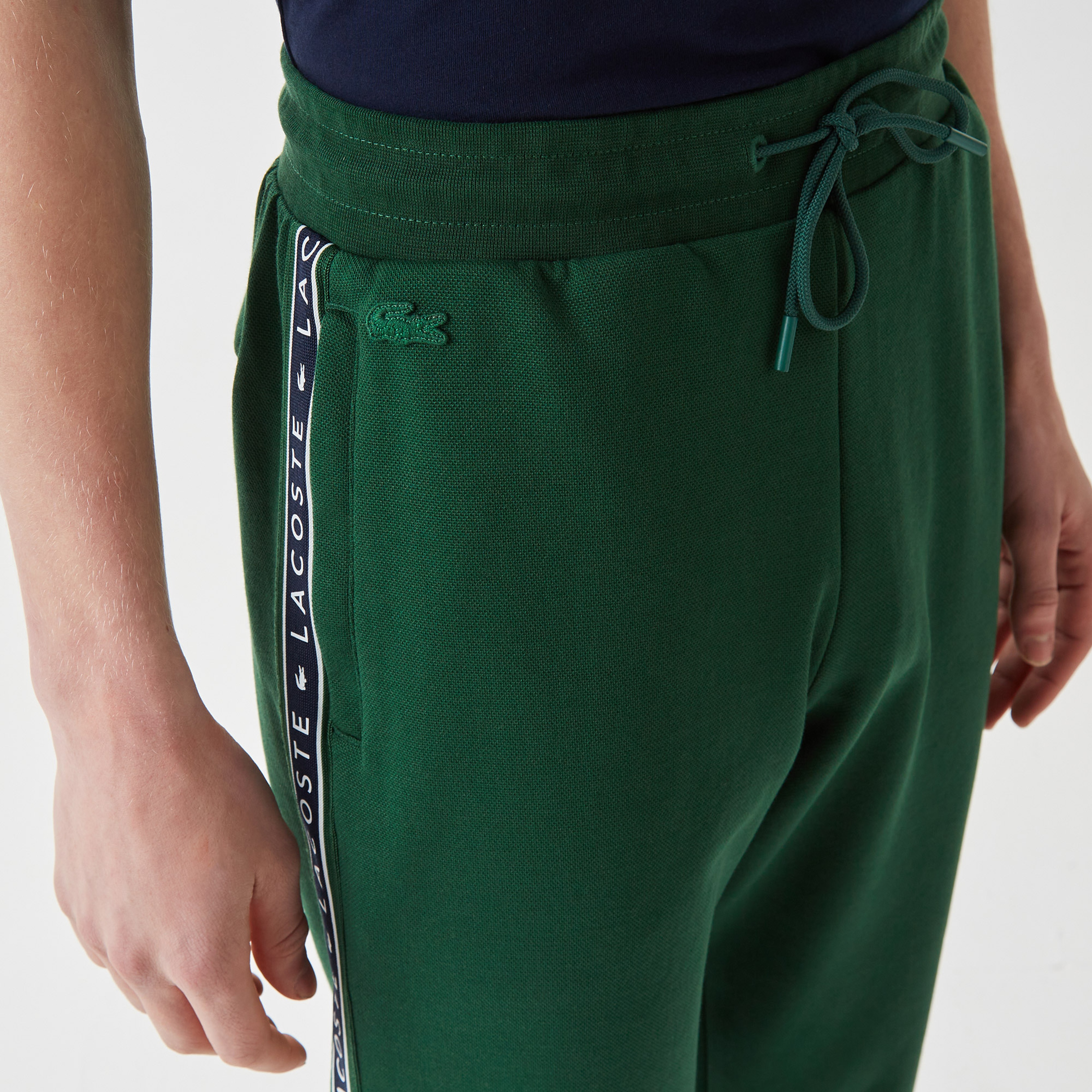 Erkek Regular Fit Baskılı Yeşil Eşofman Altı