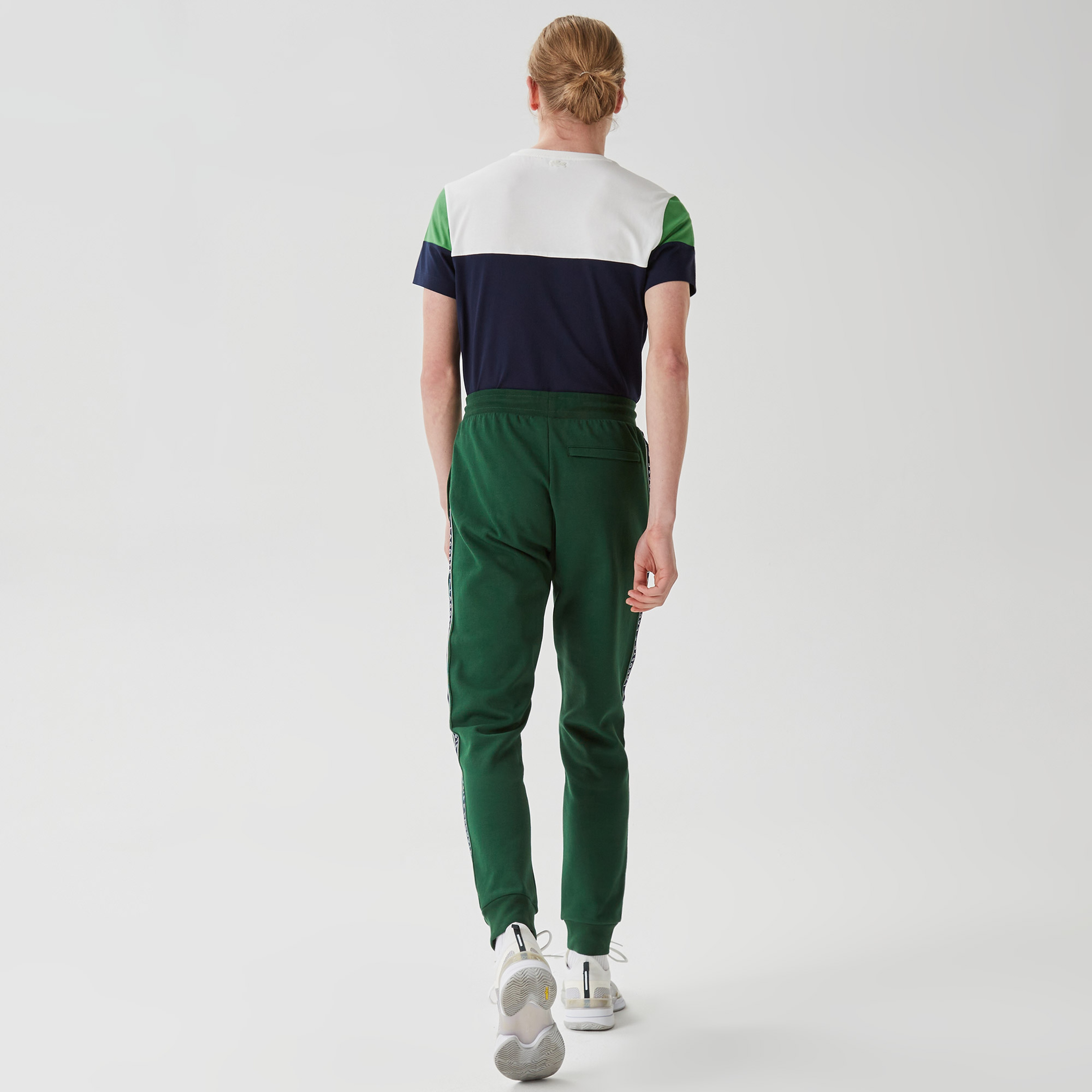 Erkek Regular Fit Baskılı Yeşil Eşofman Altı