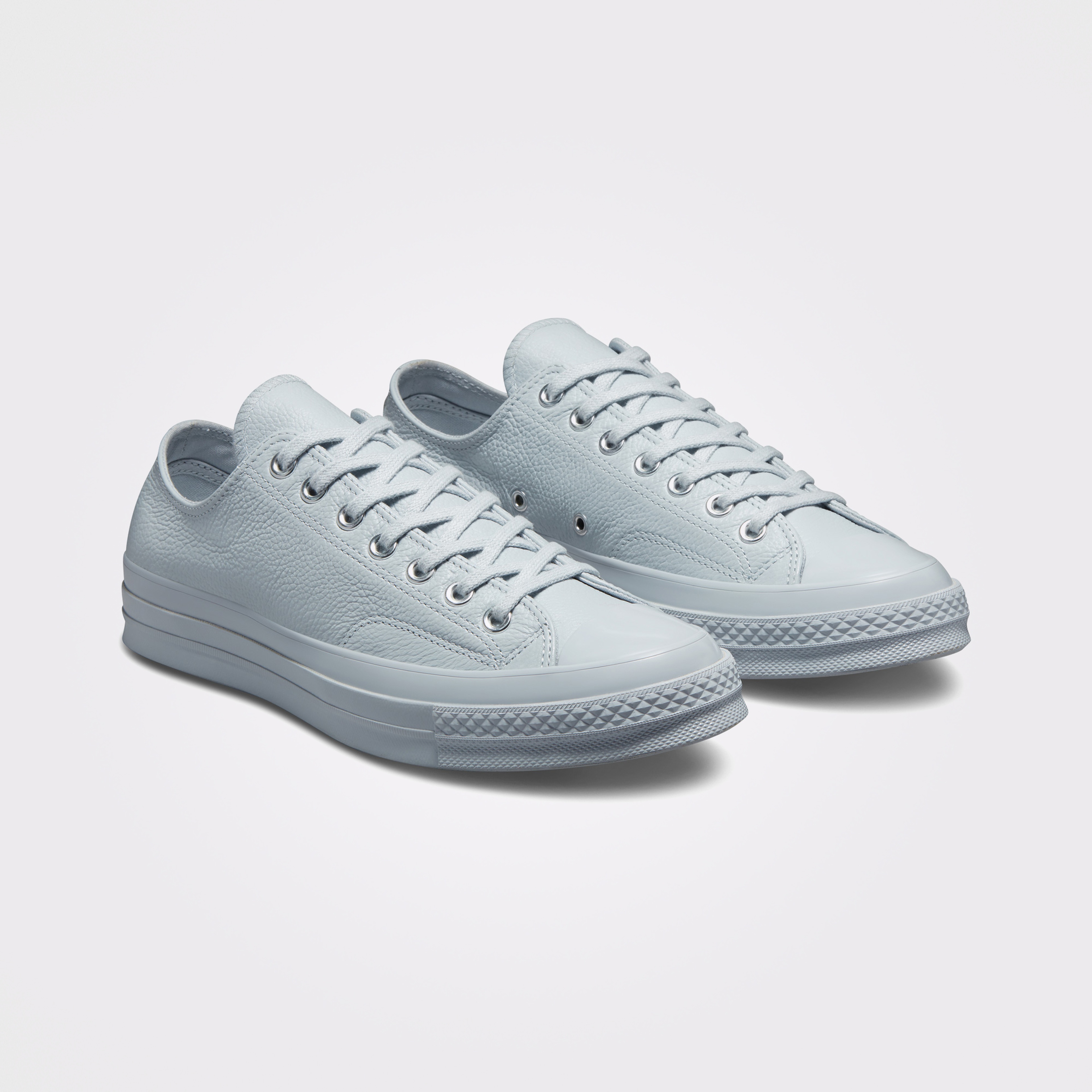 Converse Chuck 70 Mono Leather Summer Unisex Gri Sneaker