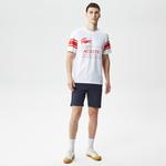 Active Erkek Relaxed Fit Bisiklet Yaka Baskılı Beyaz T-Shirt