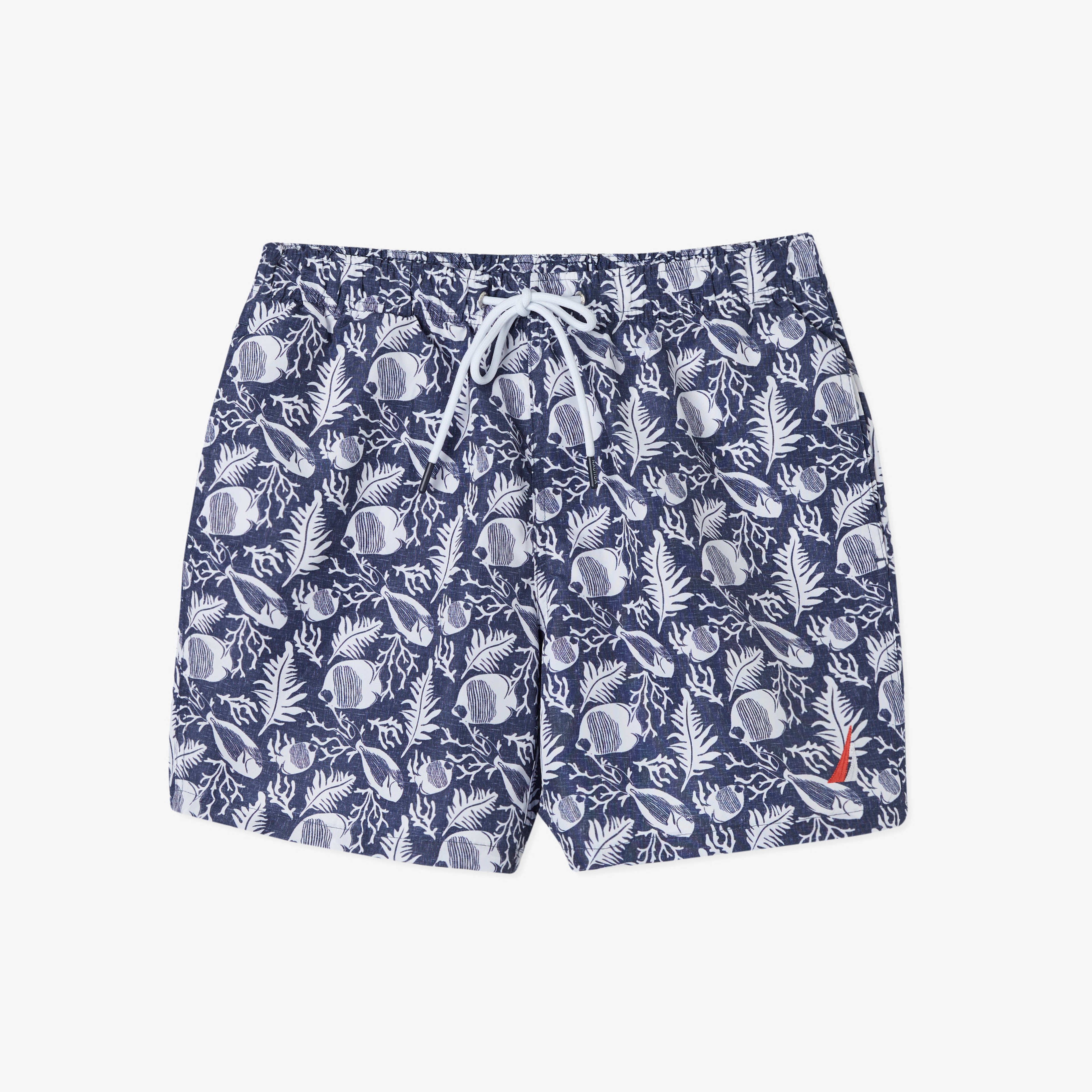 NAUTICA ERKEK LACİVERT STANDART FIT ŞORT MAYO