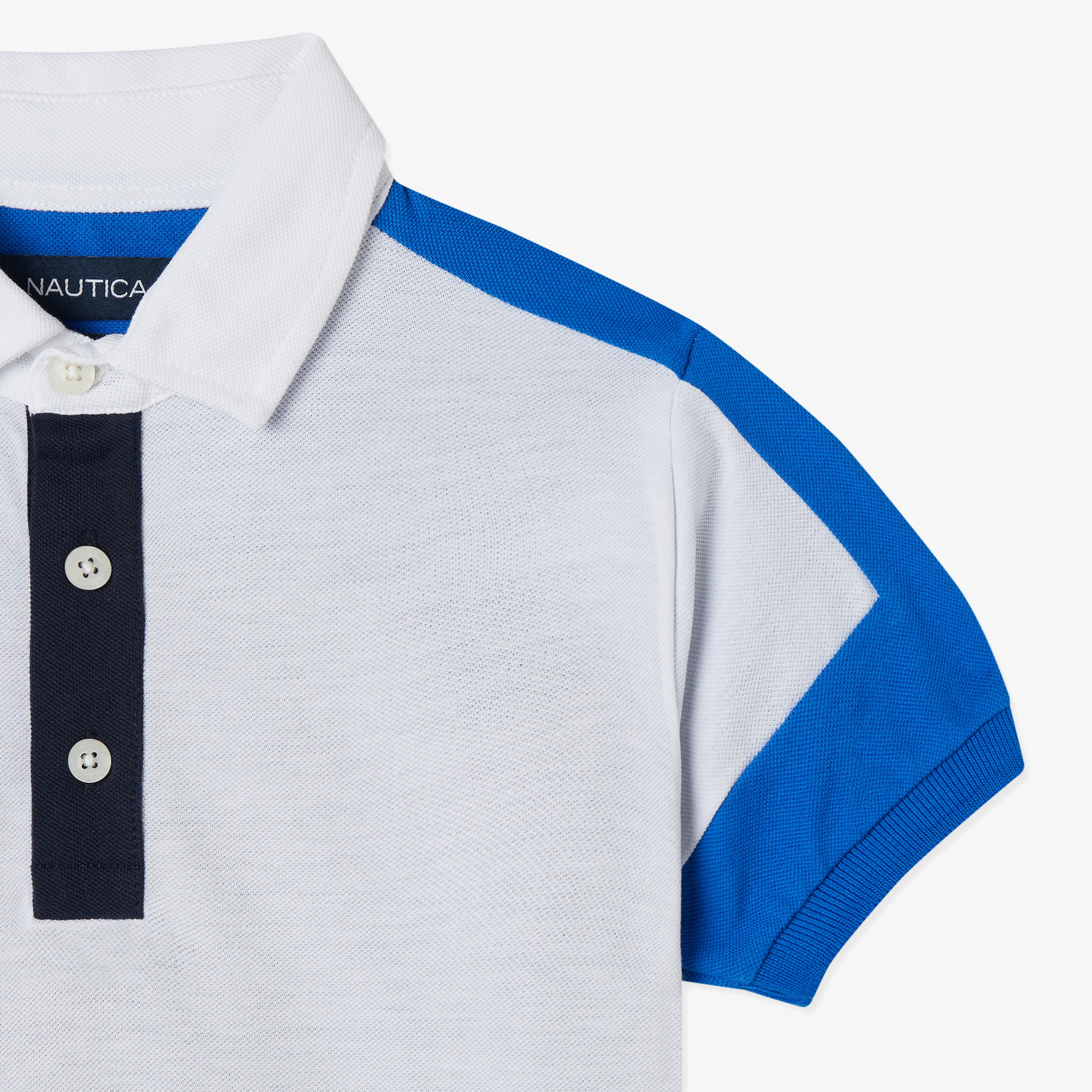 NAUTICA ERKEK ÇOCUK BEYAZ KISA KOLLU POLO