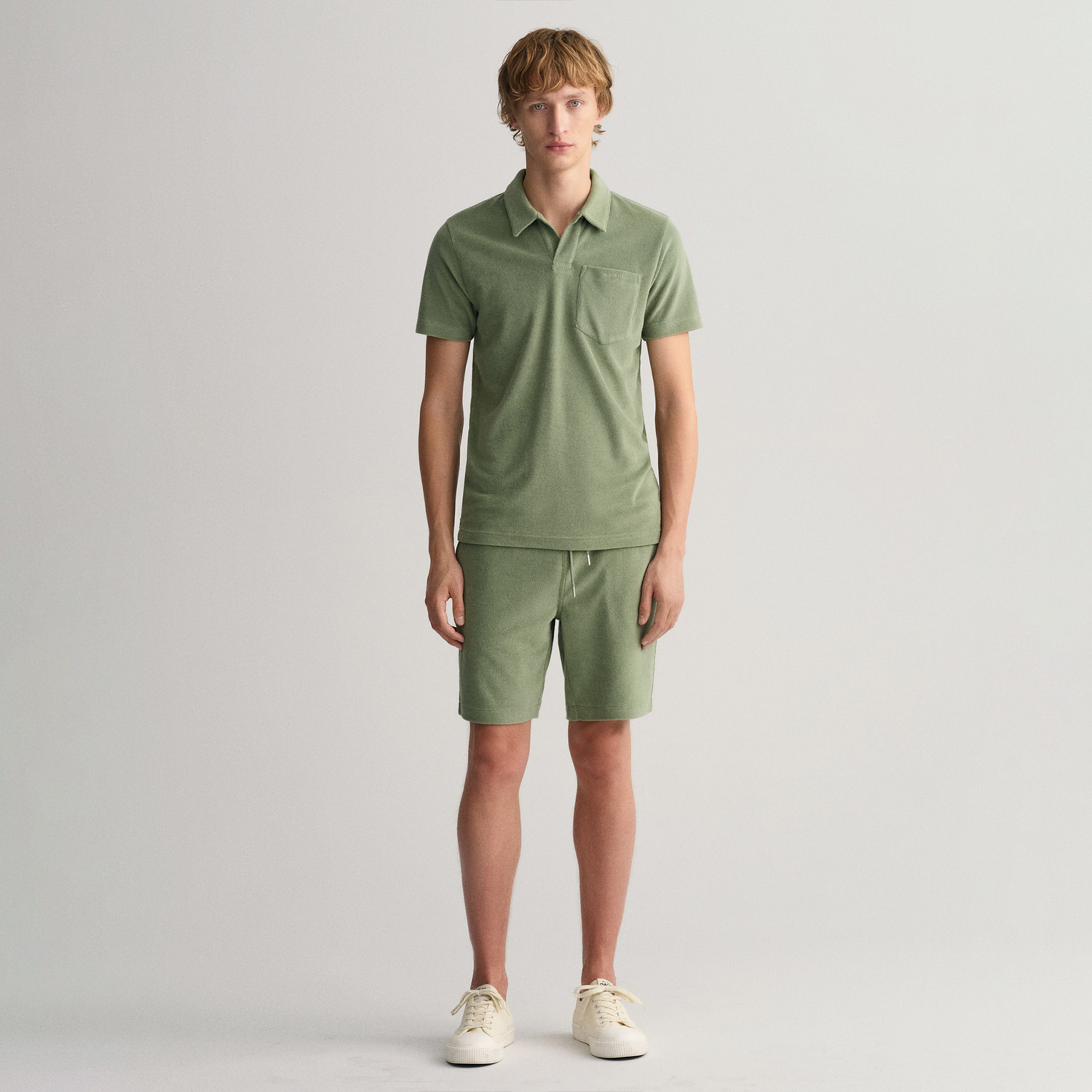 GANT Erkek Yeşil Regular Fit Şort