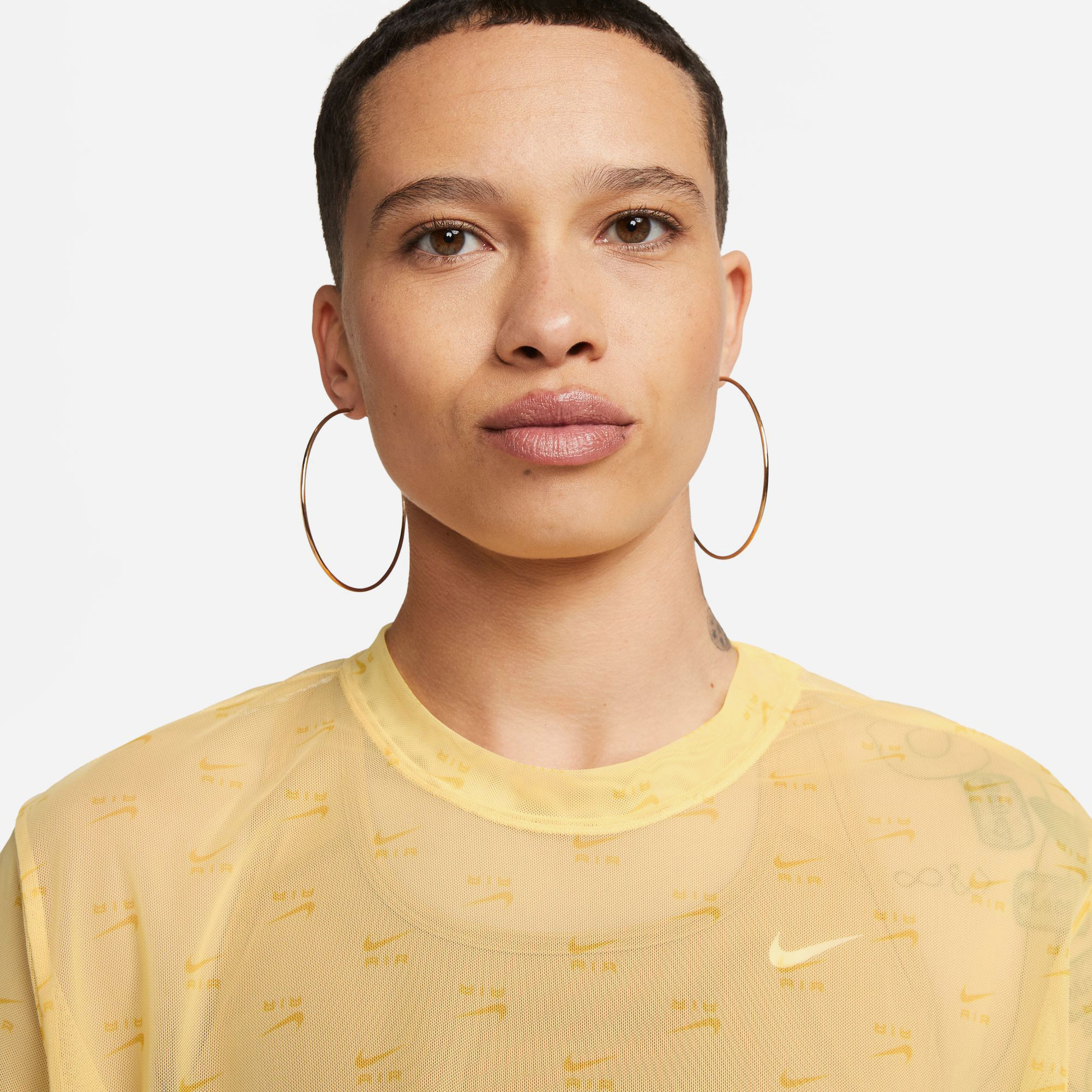 Nike Air Kadın Sarı T-Shirt