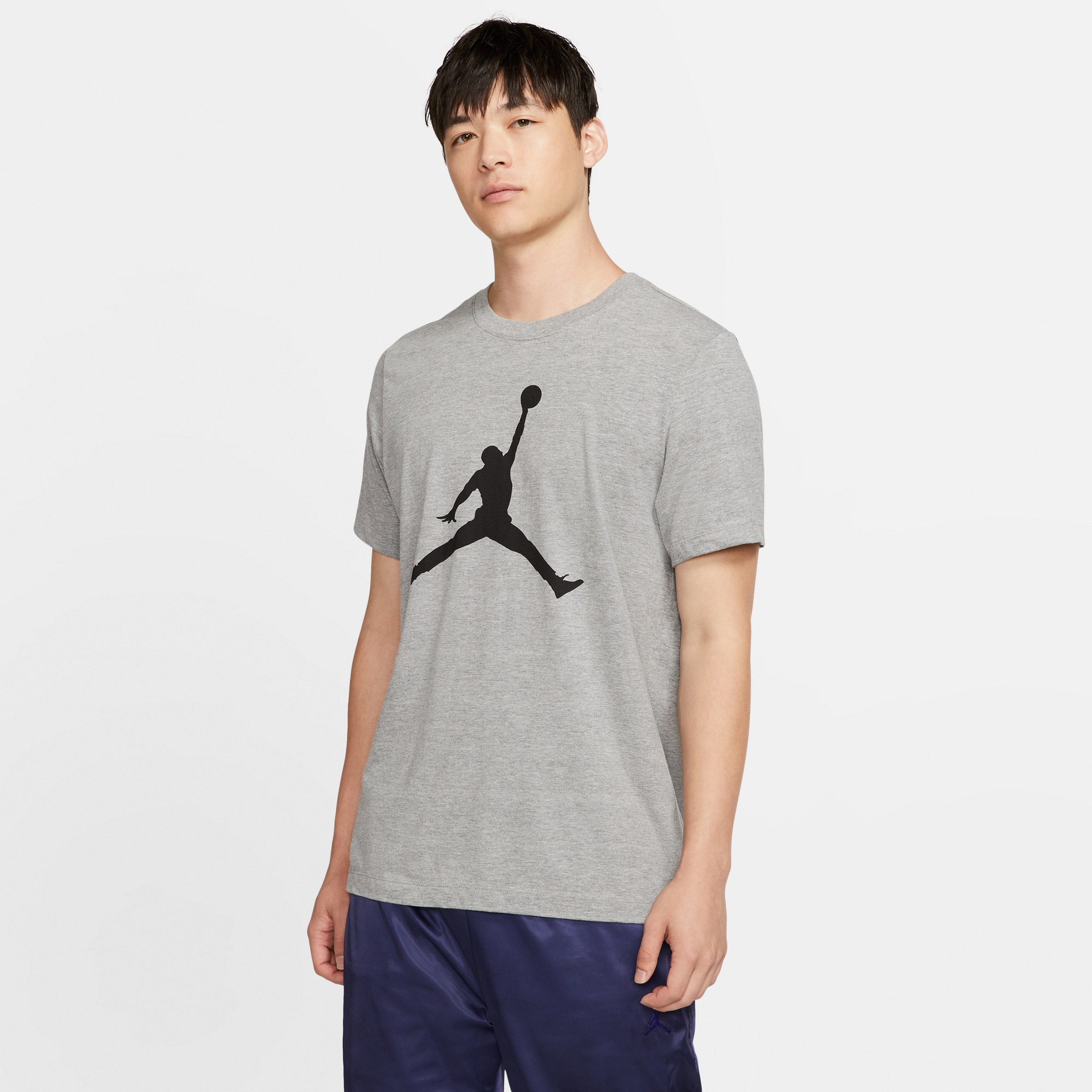 Jordan Jumpman Erkek Gri T-Shirt