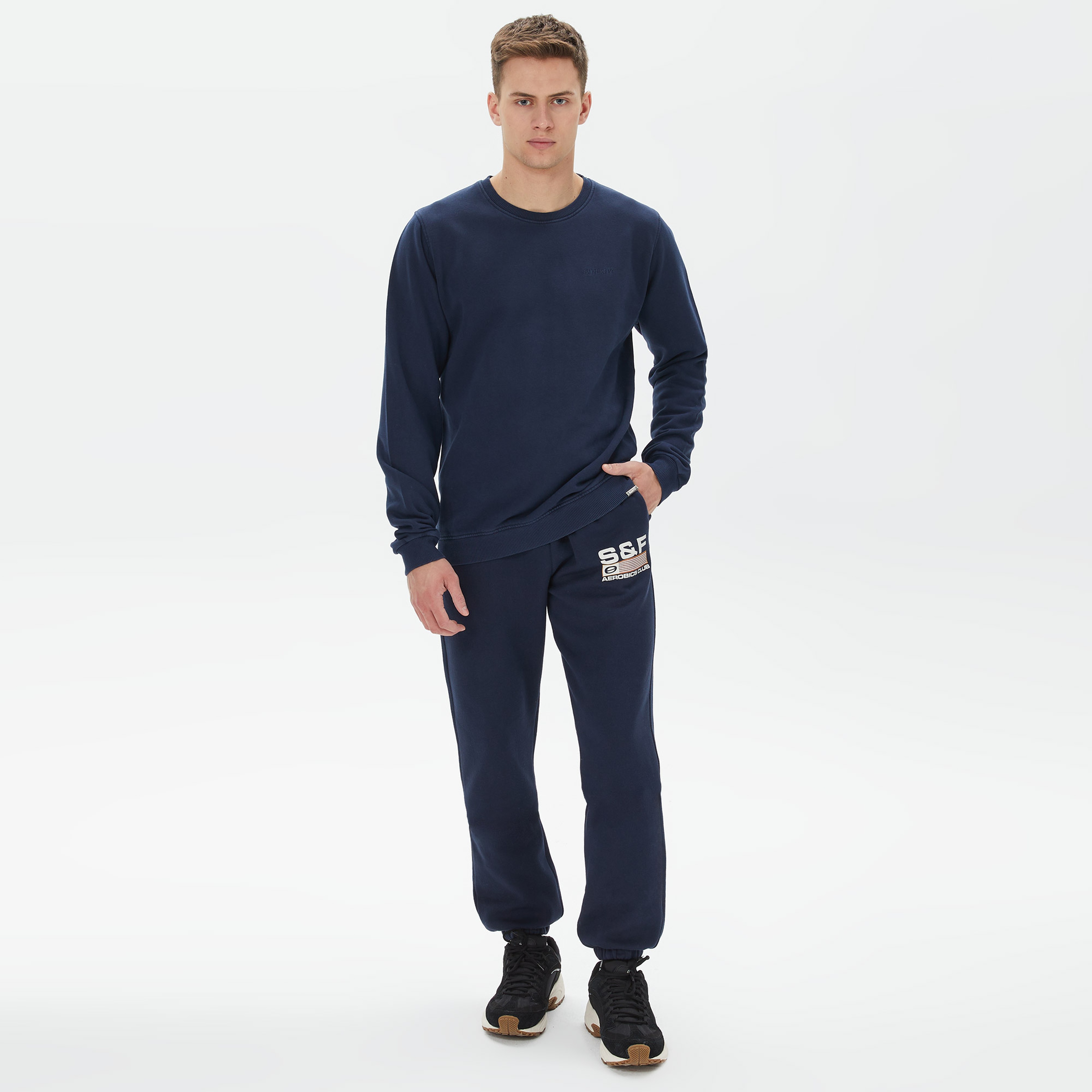 Superfly Erkek Lacivert Sweatshirt