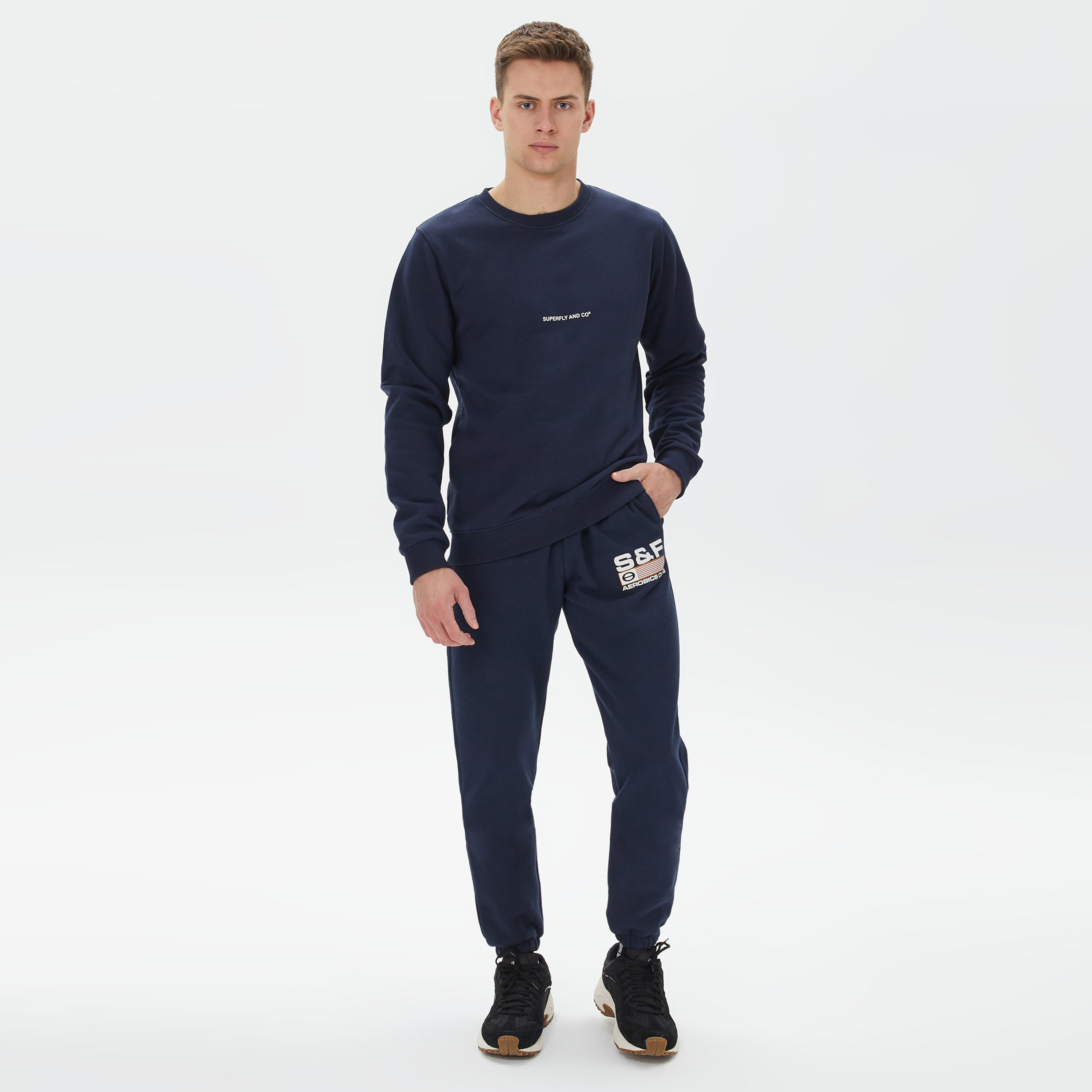 Superfly Erkek Lacivert Sweatshirt