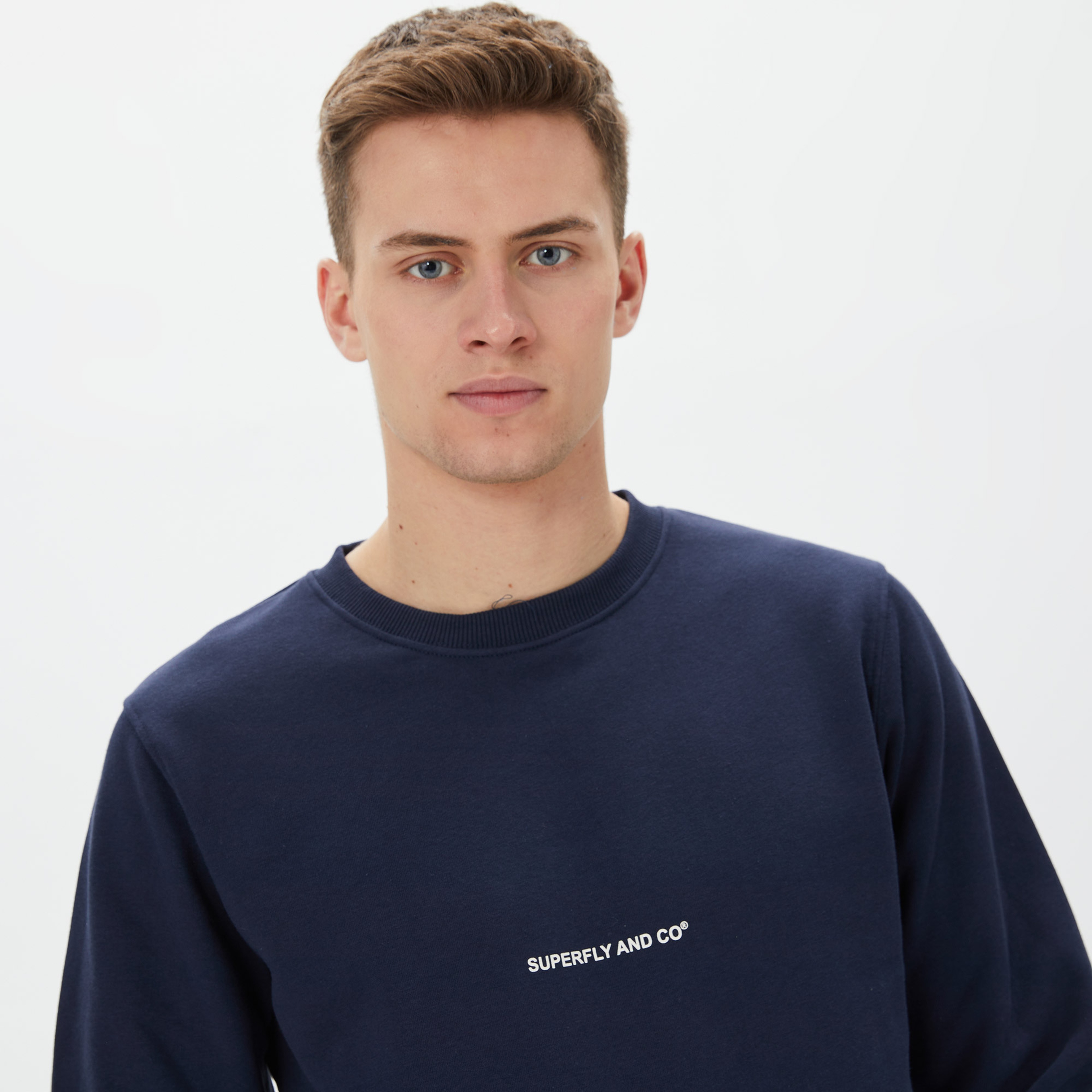 Superfly Erkek Lacivert Sweatshirt