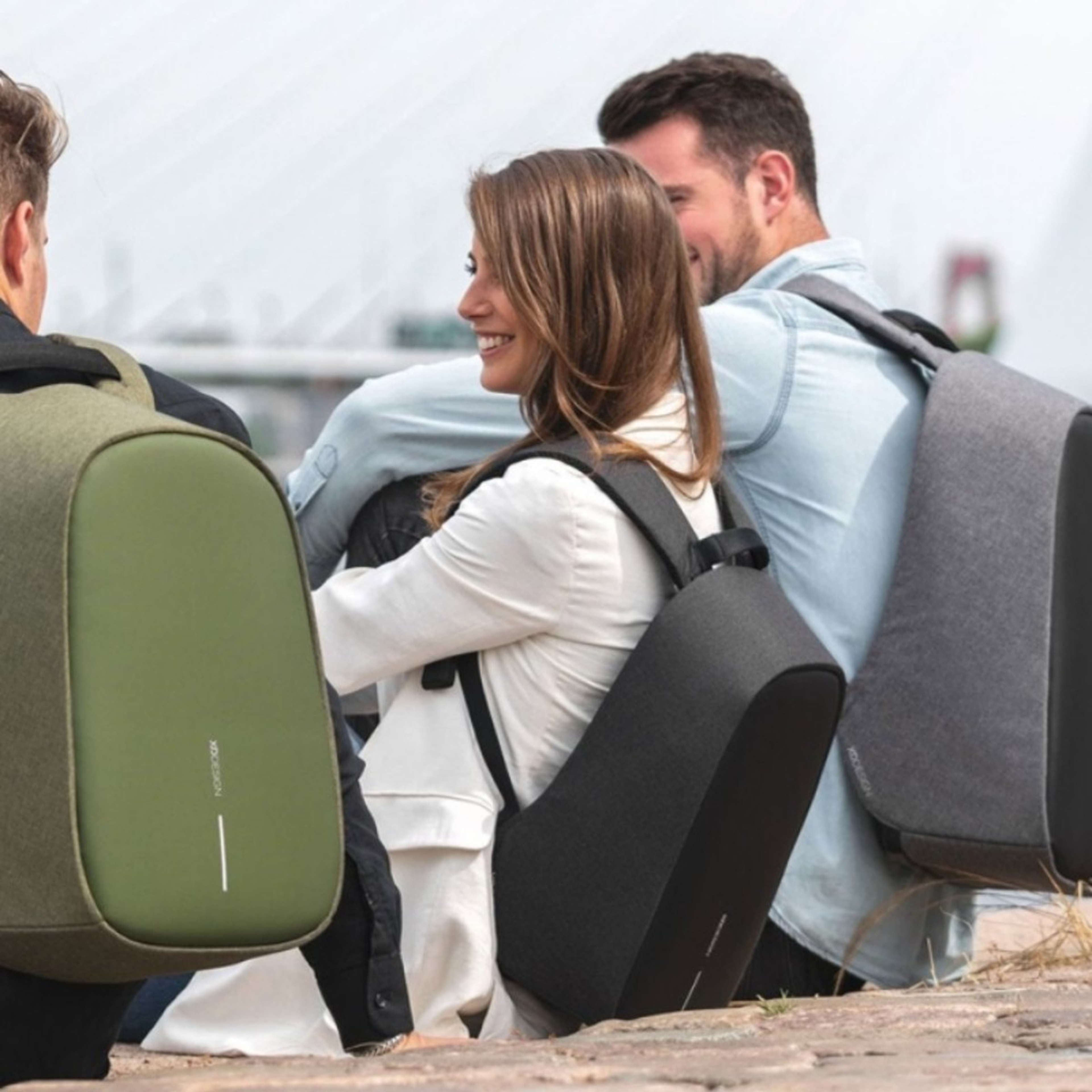 XD Design Bobby Hero Small Unisex Gri Sırt Çantası