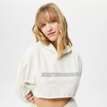 Soon To Be Announced Essentials Kadın Beyaz Hoodie