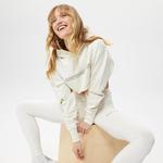 Soon To Be Announced Essentials Kadın Beyaz Hoodie