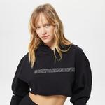 Soon To Be Announced Logo Kadın Siyah Hoodie