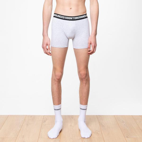 Soon To Be Announced Essentials Erkek Gri Boxer