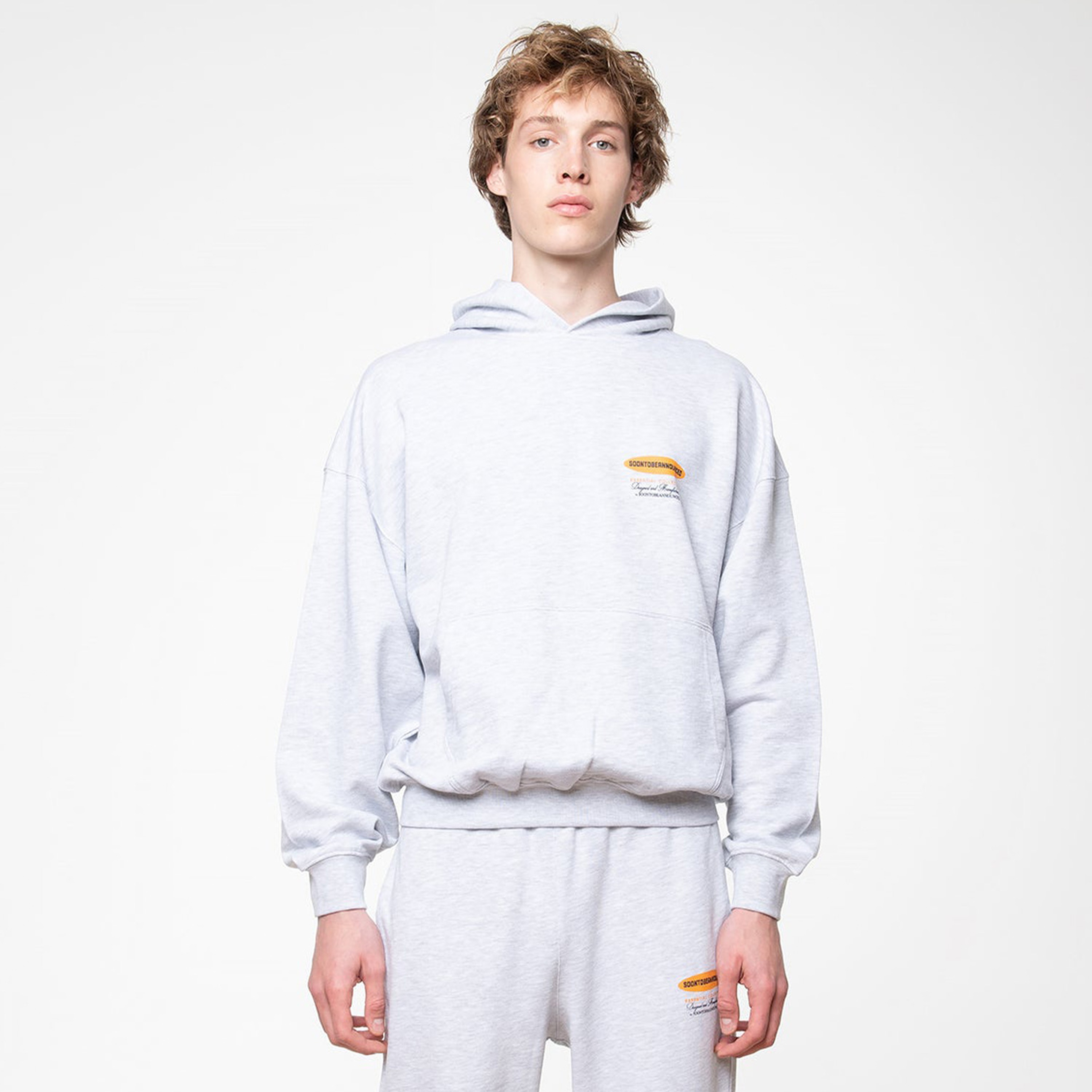 Soon To Be Announced Essentials Unisex Gri Hoodie