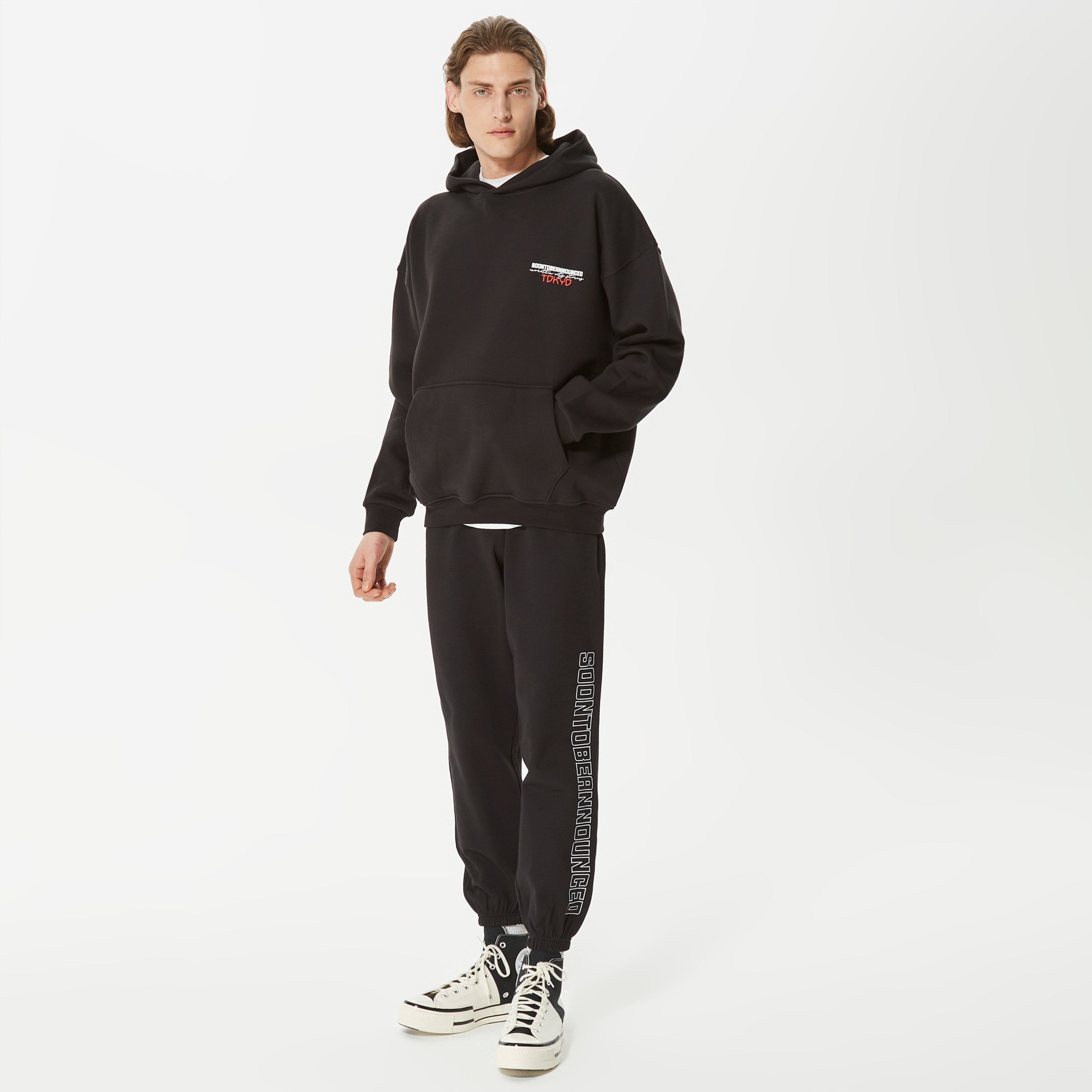 Soon To Be Announced Tokyo Erkek Siyah Hoodie