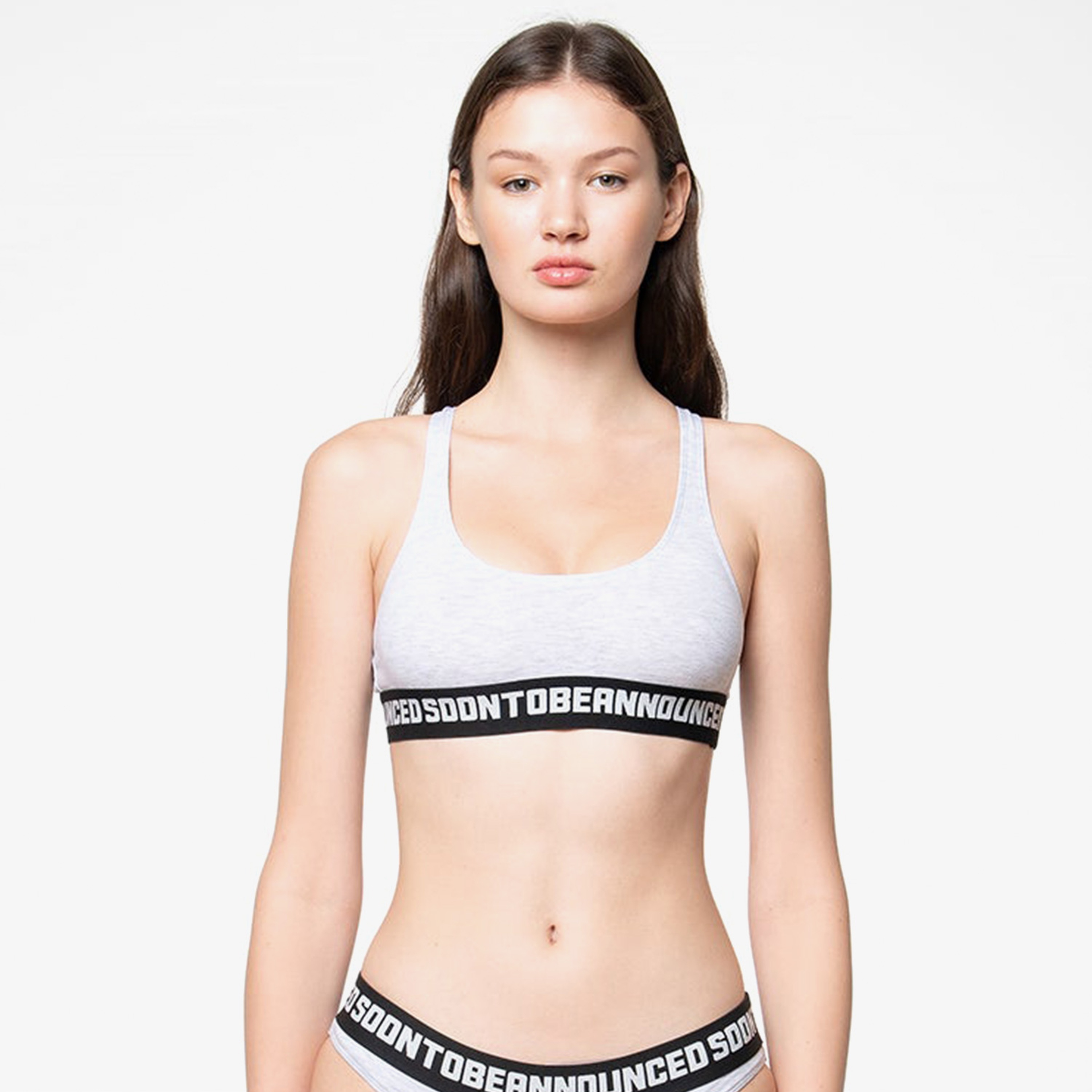 Soon To Be Announced Essentials Kadın Gri Bra