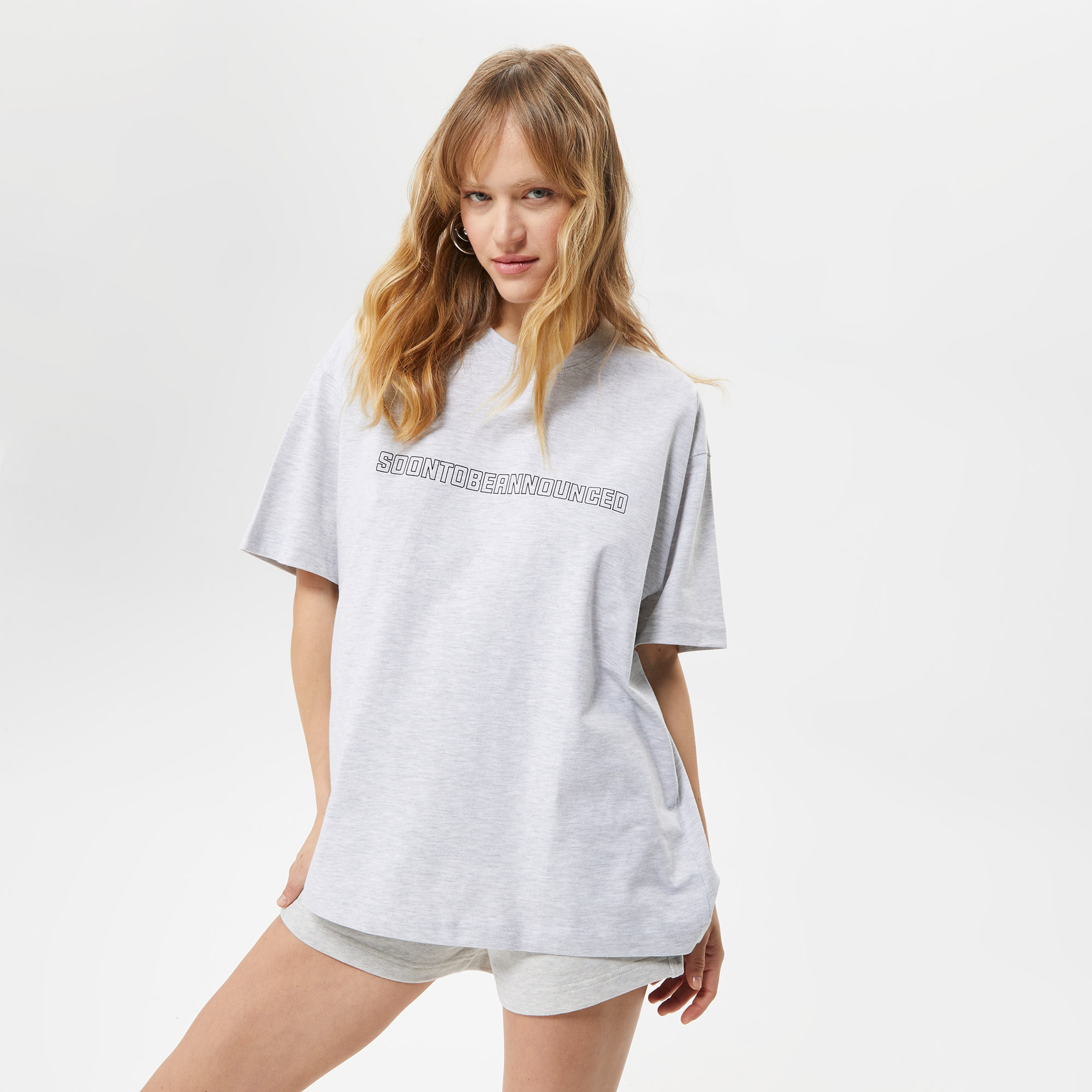 Soon To Be Announced Logo Unisex Beyaz T-Shirt