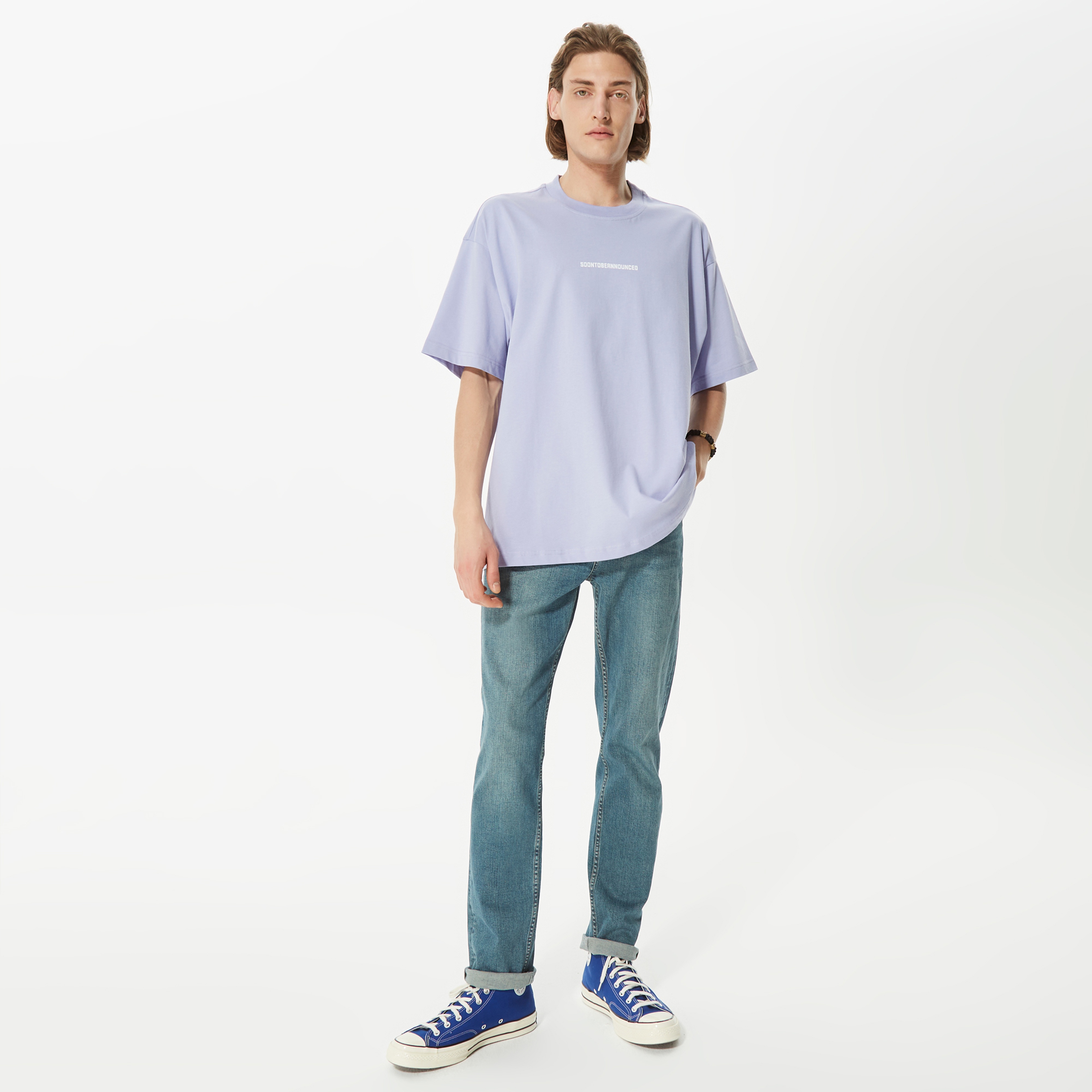 Soon To Be Announced Logo S/S Erkek Mor T-Shirt